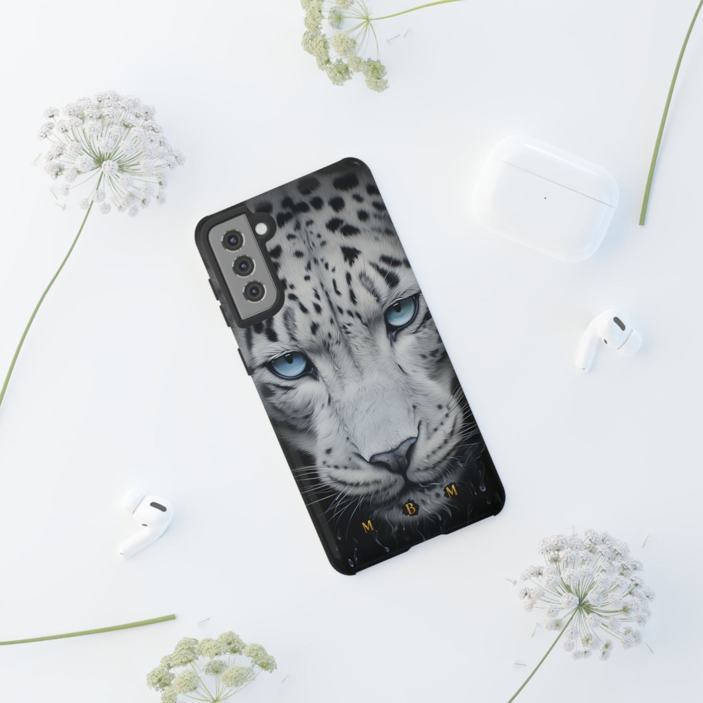 White Leopard Samsung Galaxy S Tough Case