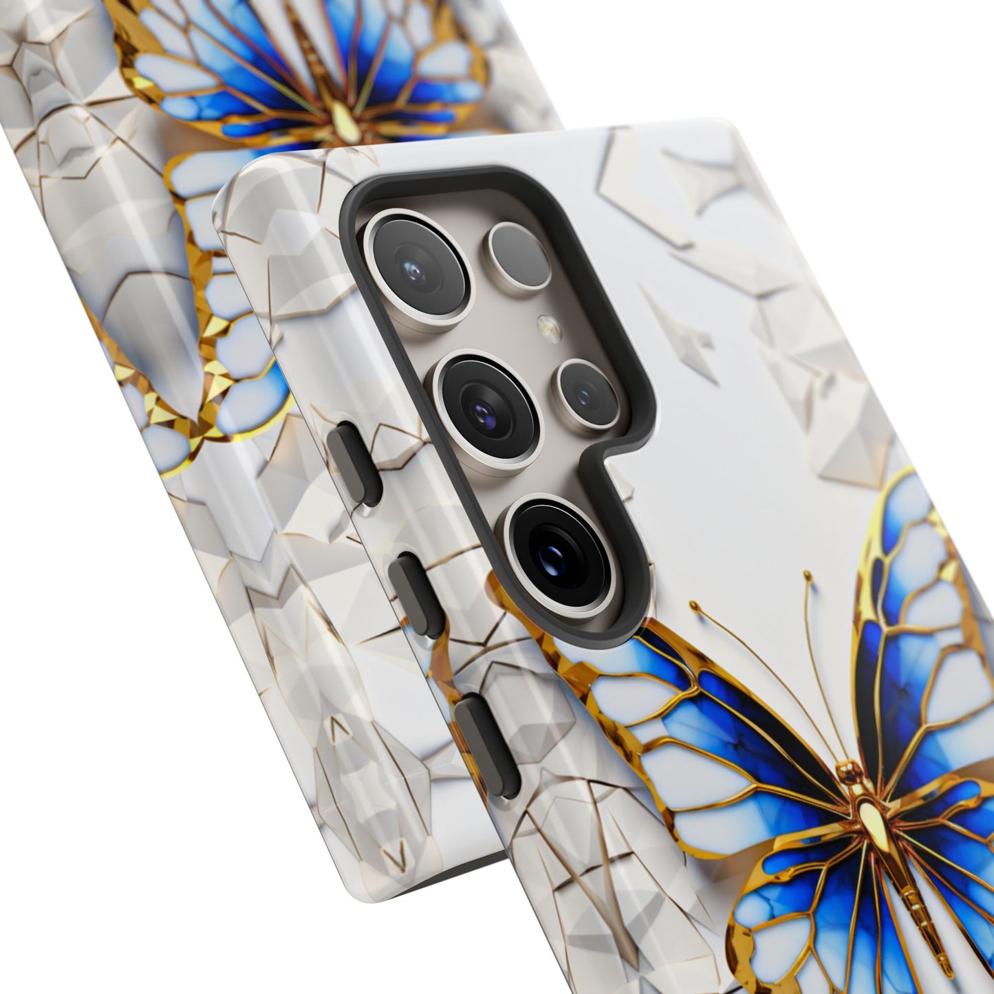 Sapphire Butterfly Samsung Galaxy S Tough Case