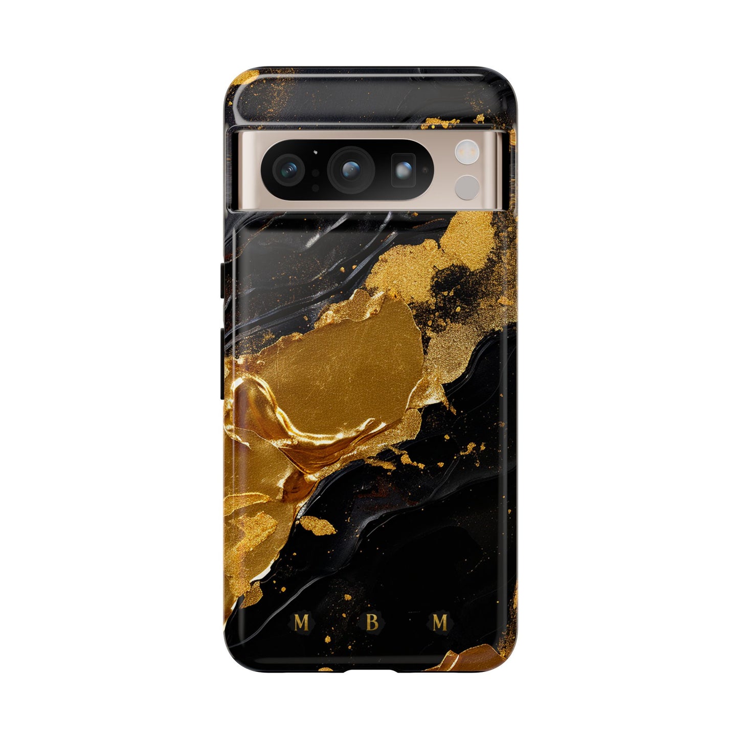 Black Gold Google Pixel Tough Case