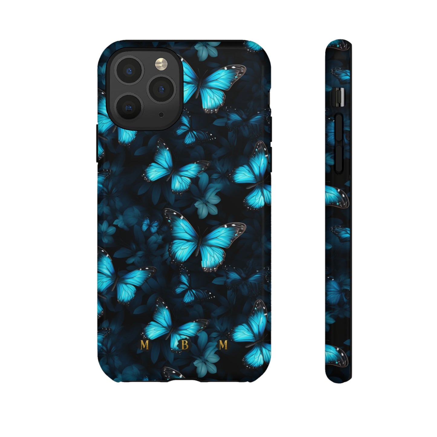 Blue Butterflies iPhone Tough Case
