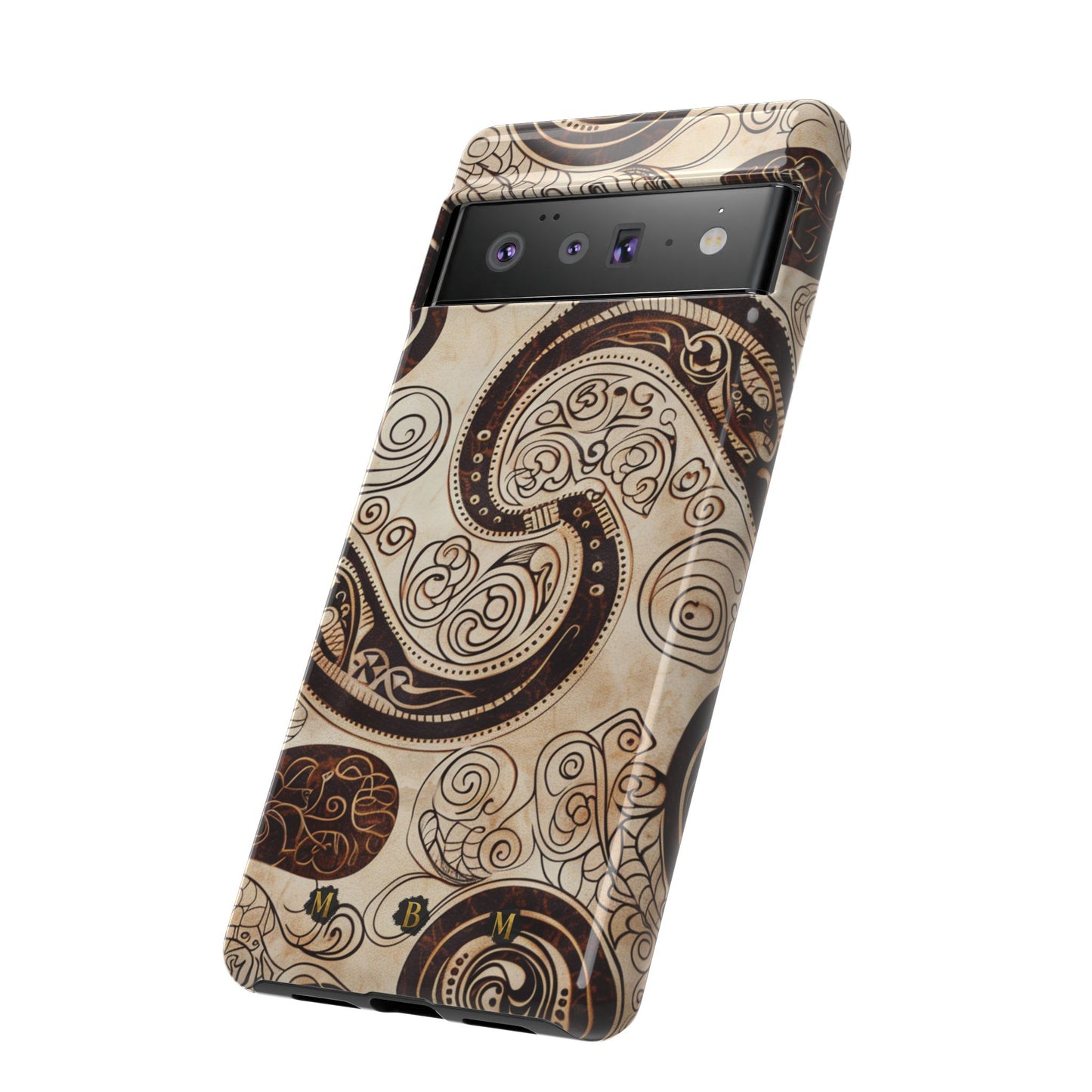 Sepia Scroll Google Pixel Tough Case