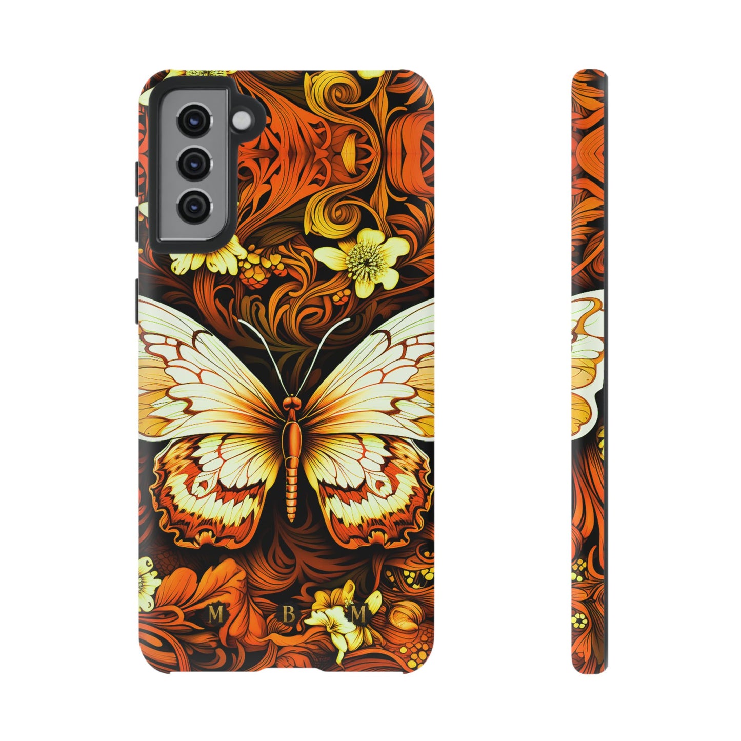 Vintage Orange Samsung Galaxy S Tough Case