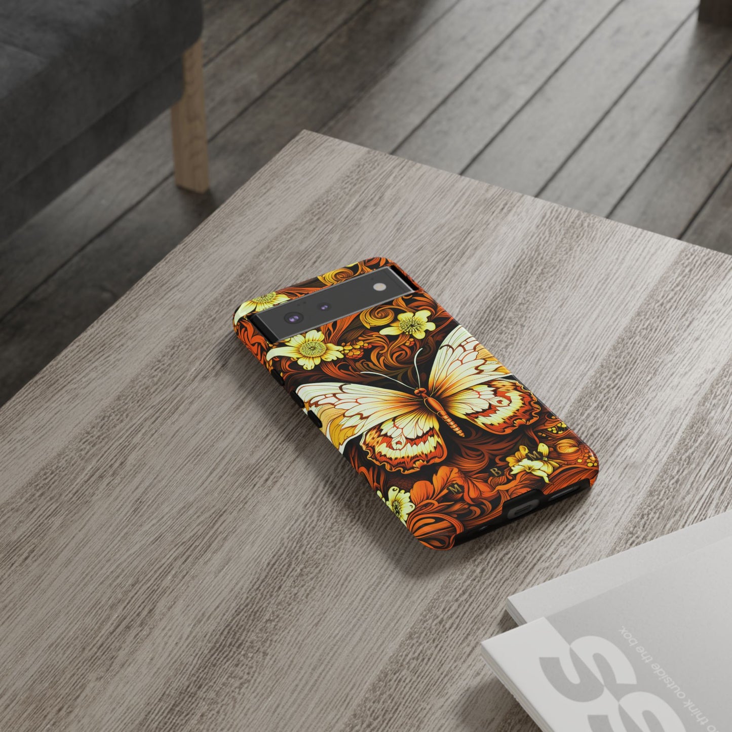 Vintage Orange Google Pixel Tough Case