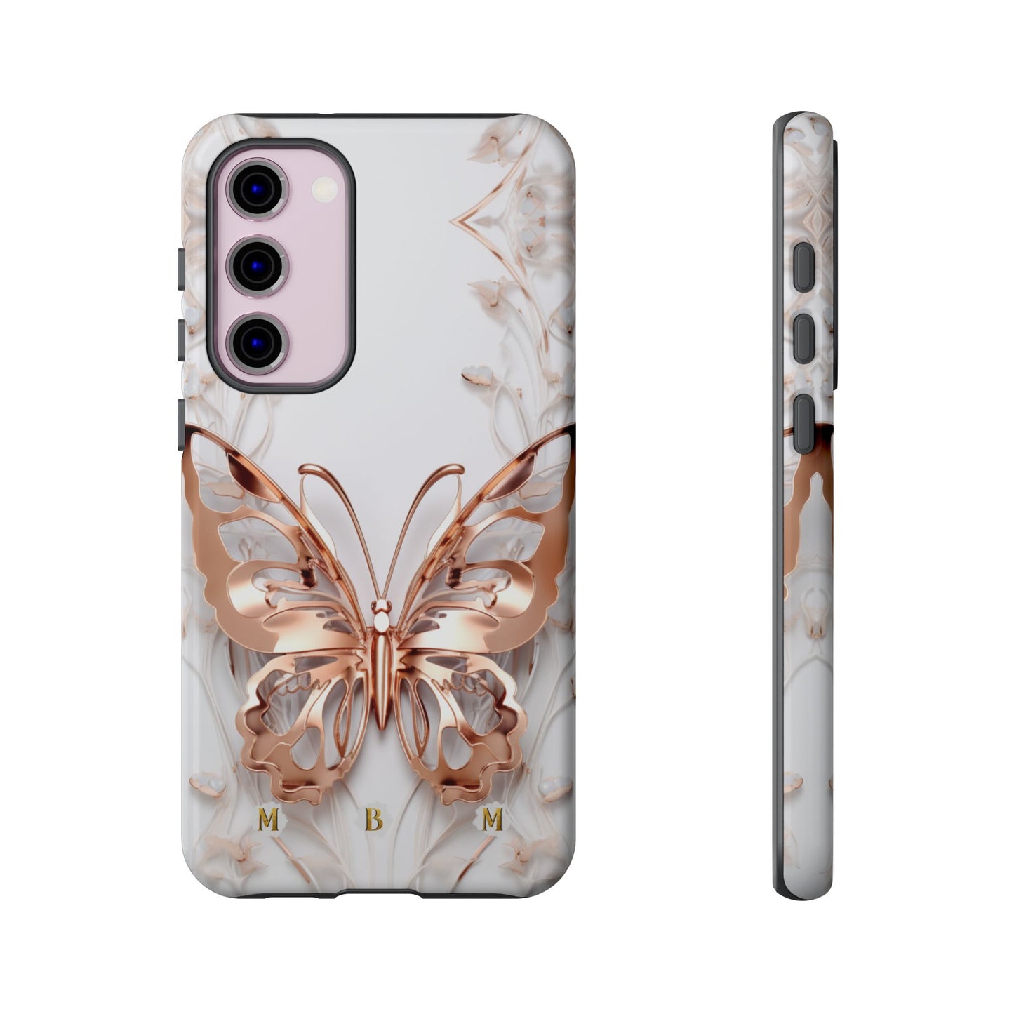 Rose Gold Butterfly Samsung Galaxy S Tough Case