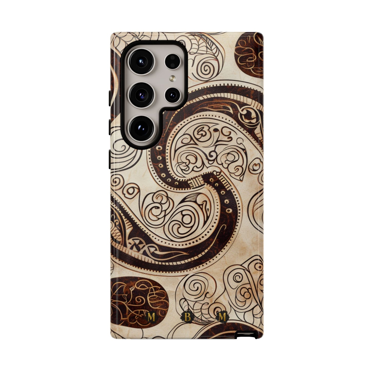 Sepia Scroll Samsung Galaxy S Tough Case