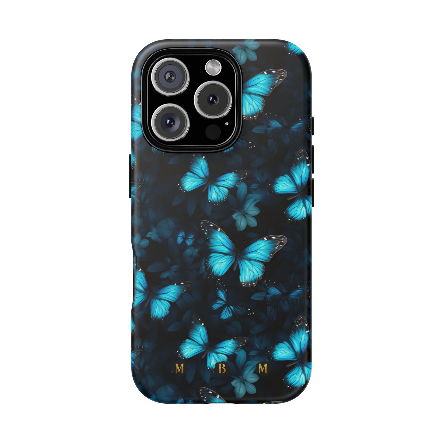 Blue Butterflies iPhone Tough Case