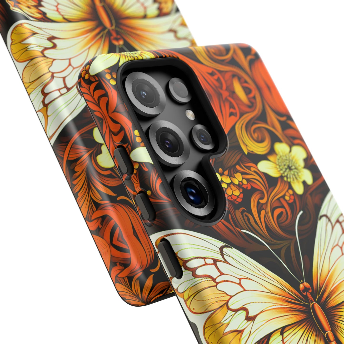 Vintage Orange Samsung Galaxy S Tough Case