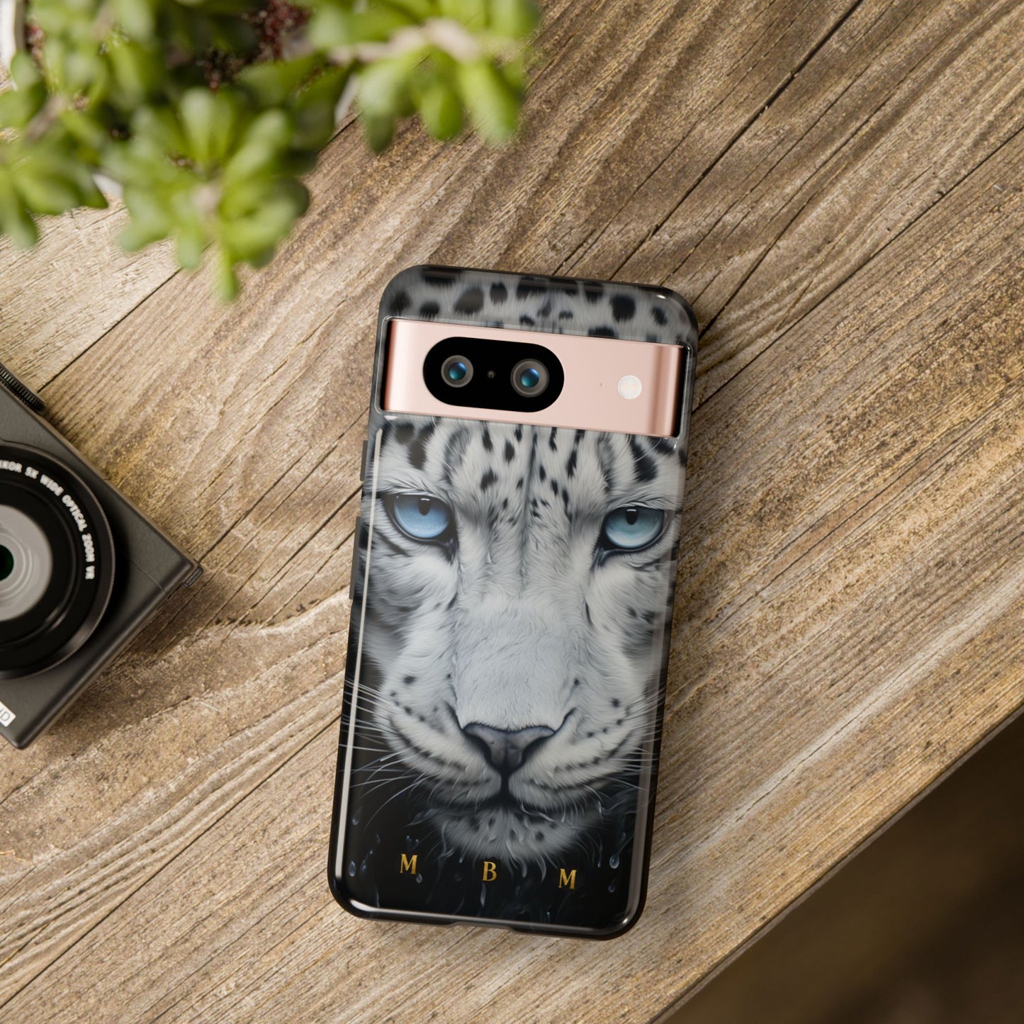 White Leopard Google Pixel Tough Case