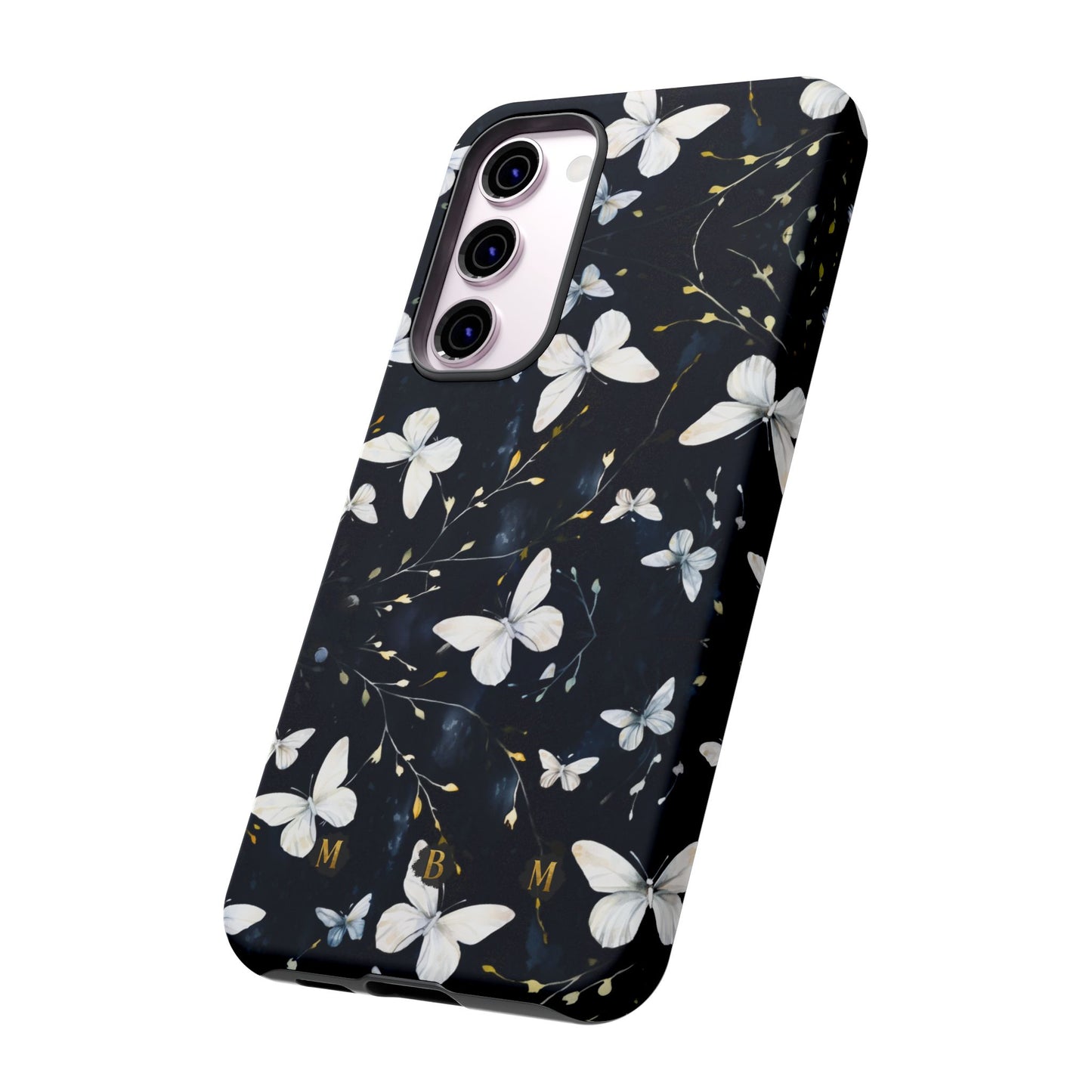 White Butterflies Samsung Galaxy S Tough Case