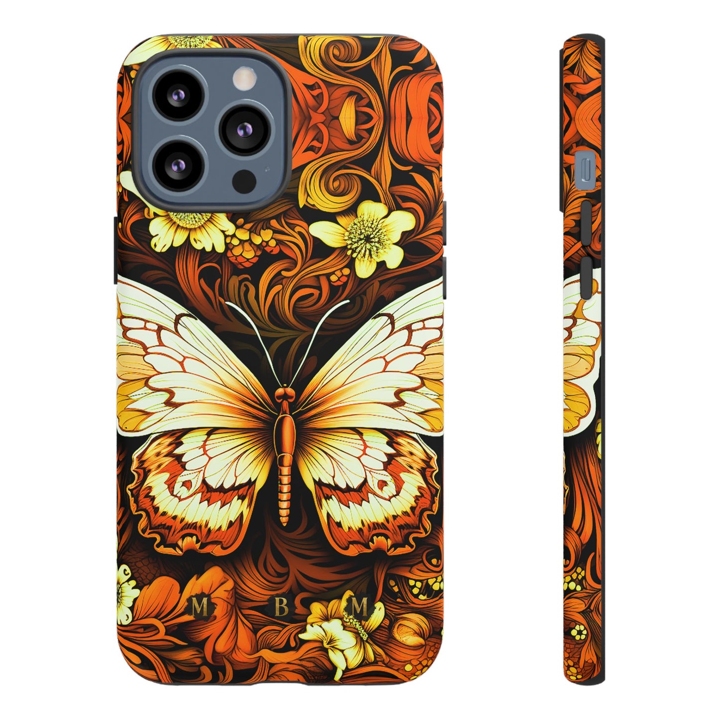 Vintage Orange iPhone Tough Case