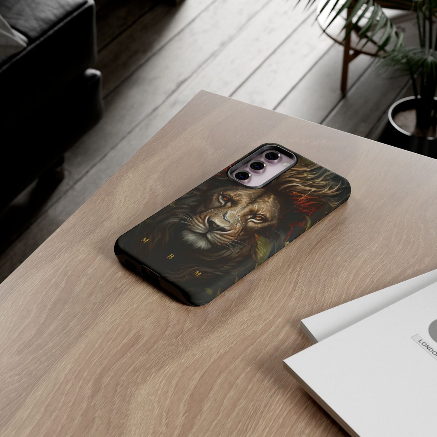 Dark Lion Samsung Galaxy S Tough Case