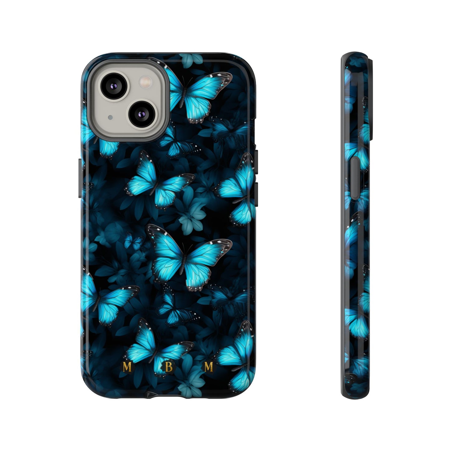 Blue Butterflies iPhone Tough Case