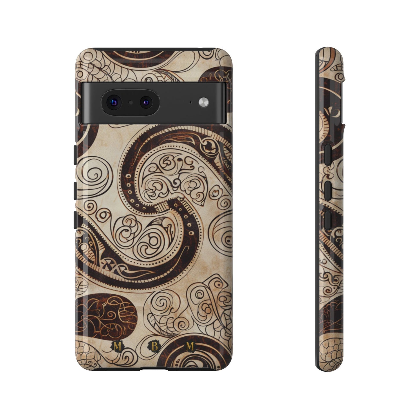 Sepia Scroll Google Pixel Tough Case