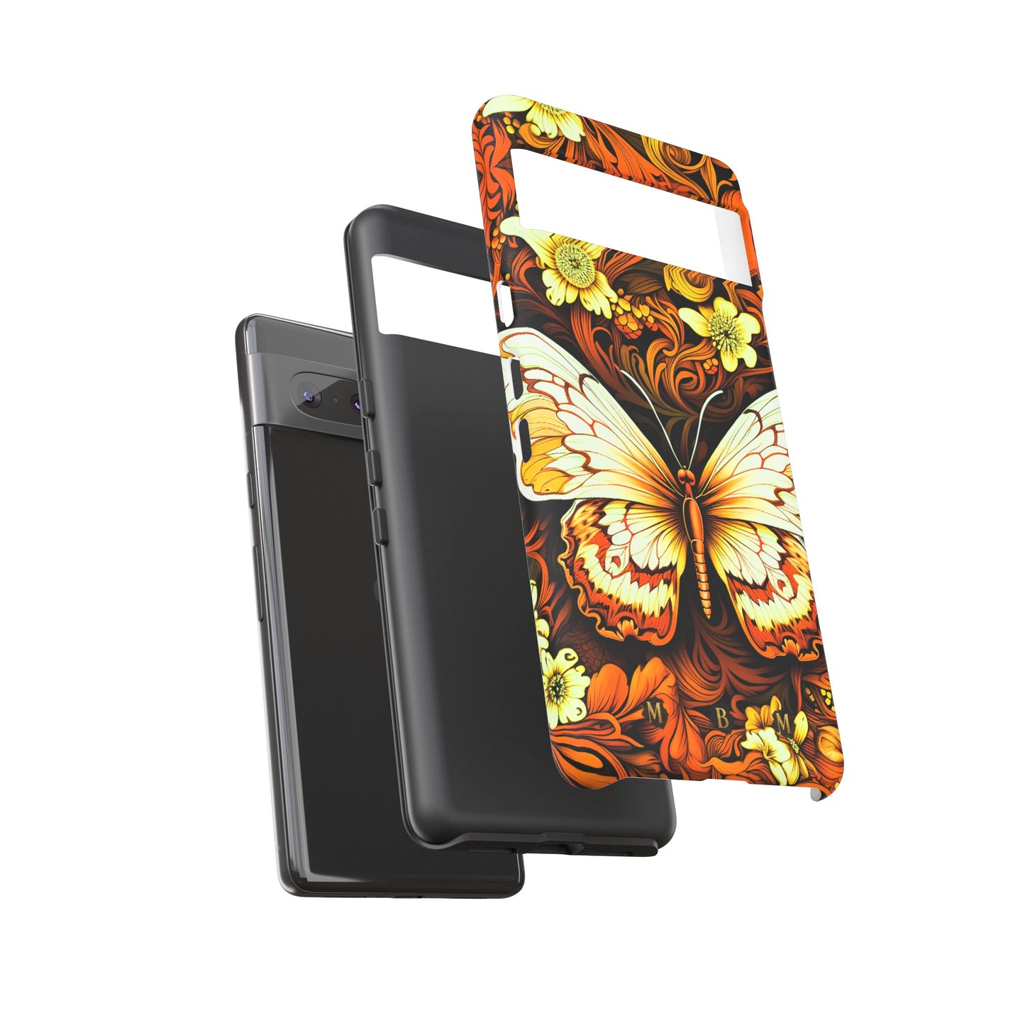 Vintage Orange Google Pixel Tough Case