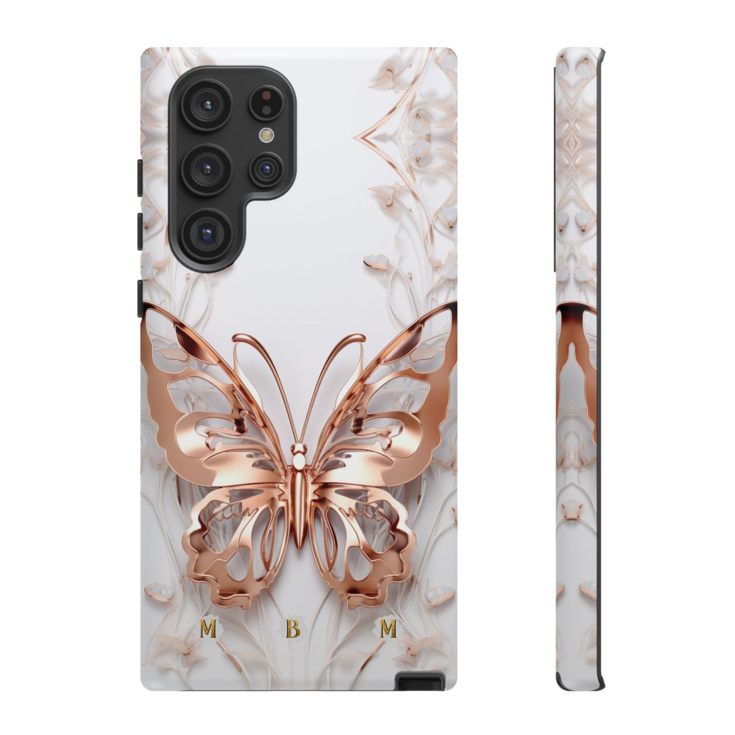 Rose Gold Butterfly Samsung Galaxy S Tough Case