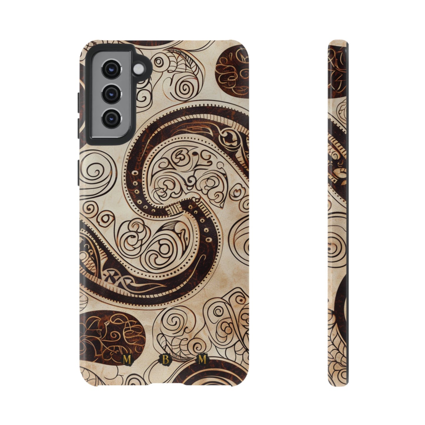 Sepia Scroll Samsung Galaxy S Tough Case