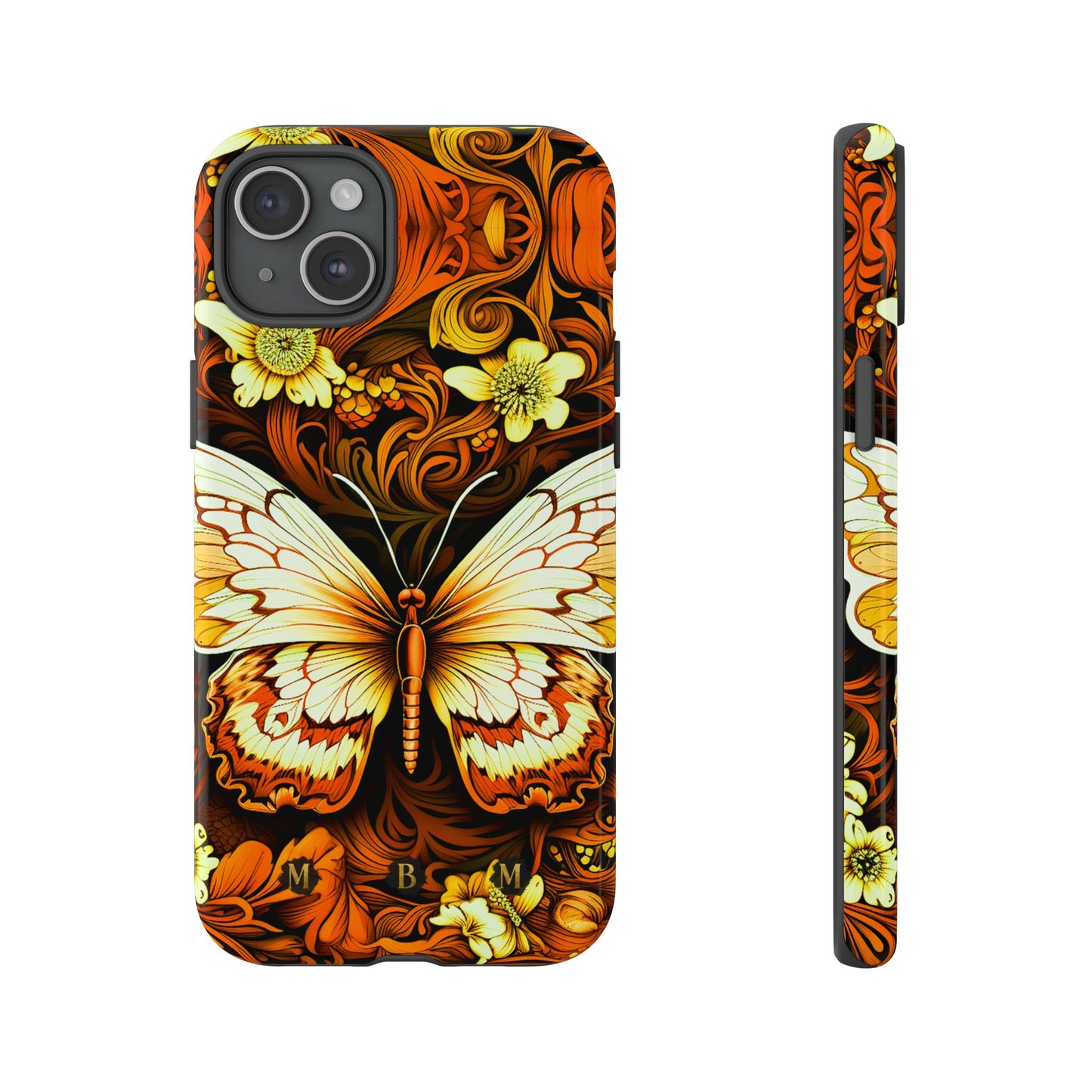 Vintage Orange iPhone Tough Case