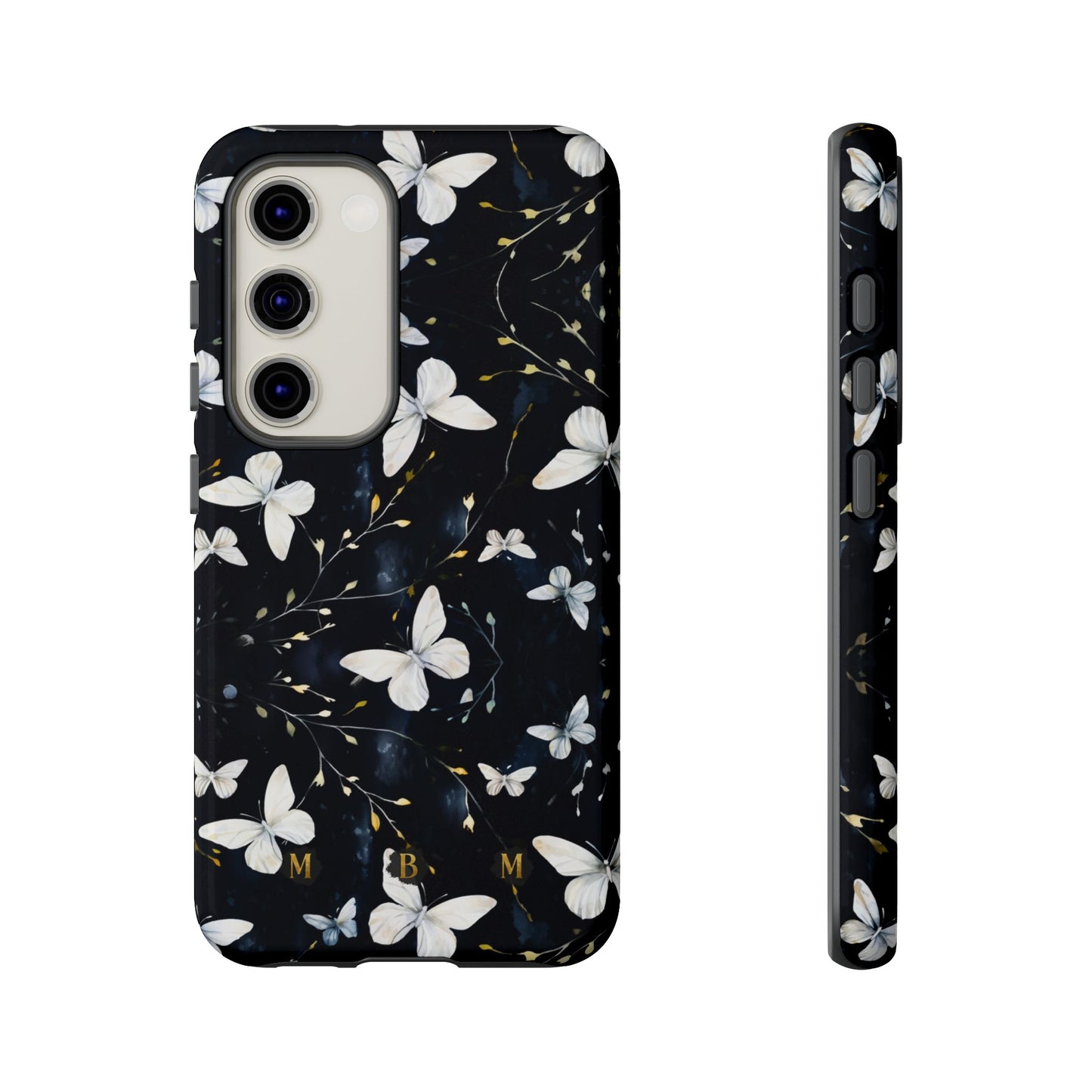 White Butterflies Samsung Galaxy S Tough Case