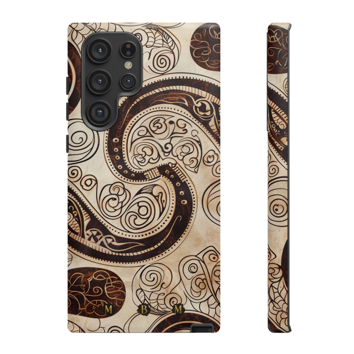 Sepia Scroll Samsung Galaxy S Tough Case