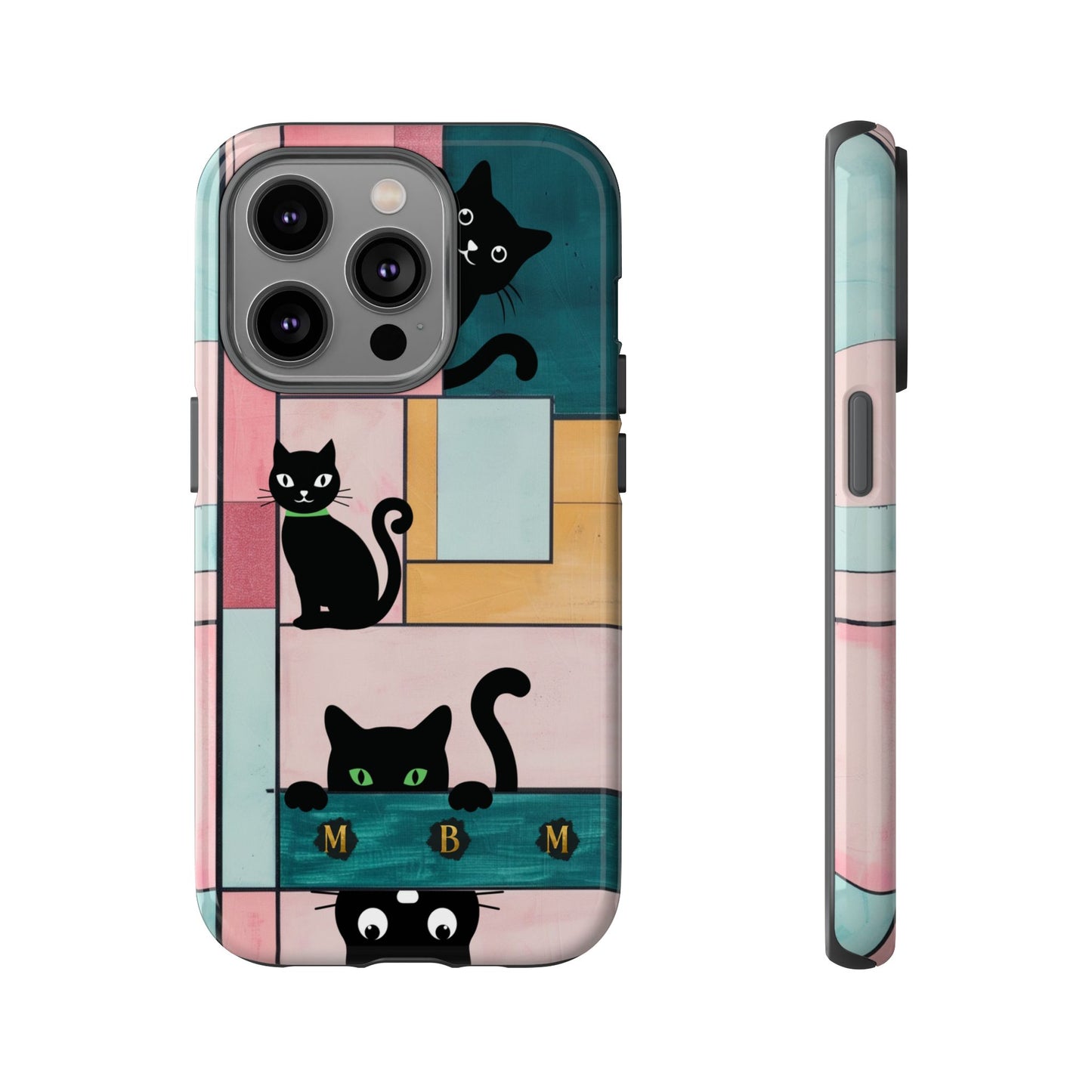 Block Cats iPhone Tough Case