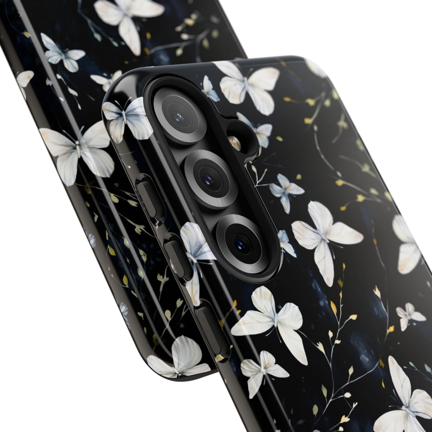 White Butterflies Samsung Galaxy S Tough Case