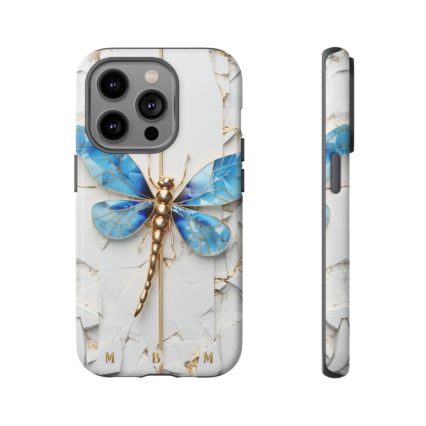 Dragonfly Blue iPhone Tough Case