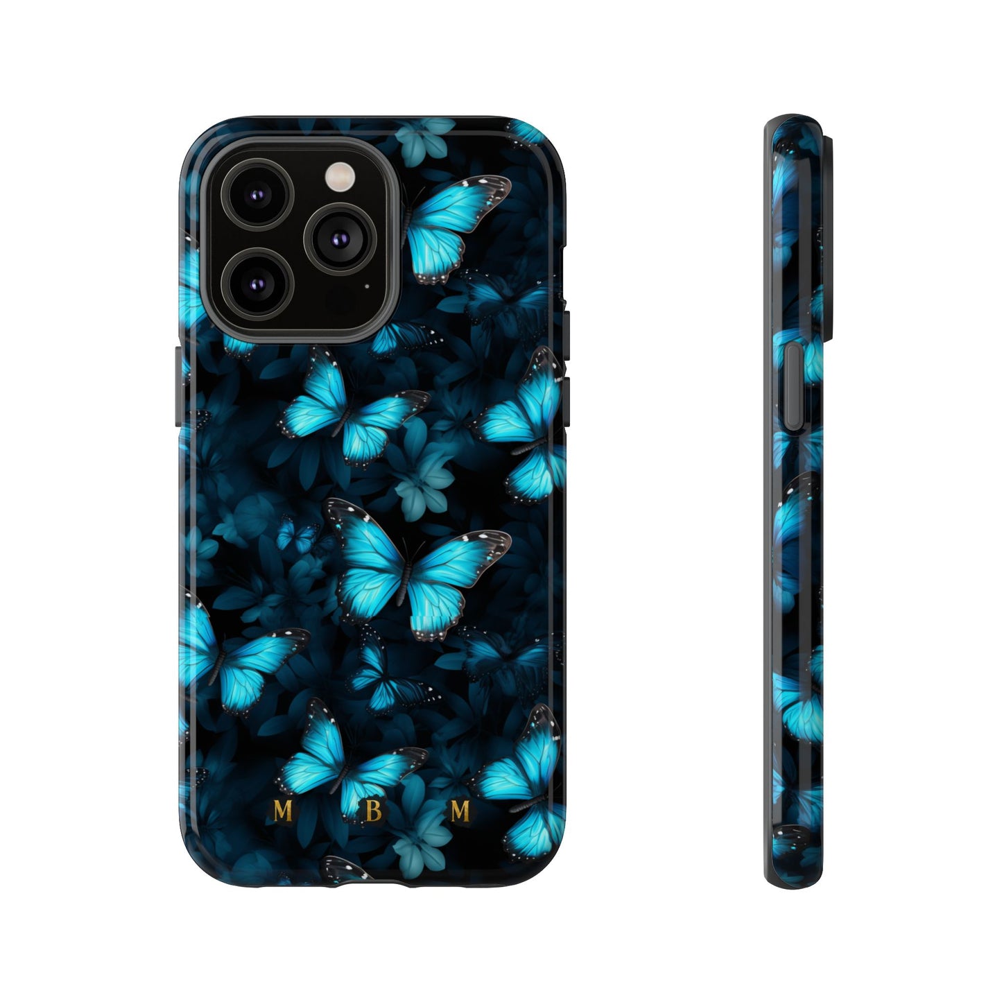 Blue Butterflies iPhone Tough Case