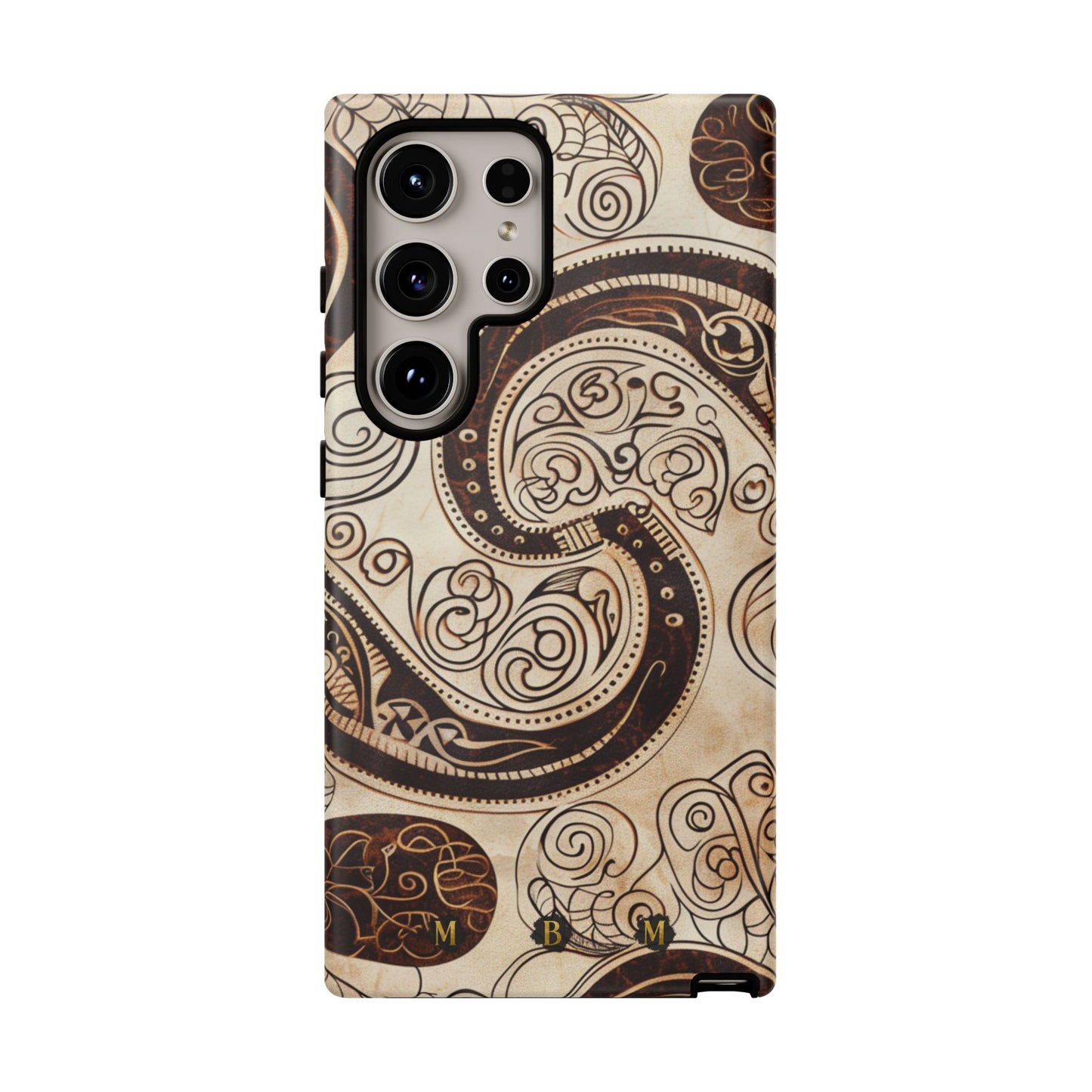 Sepia Scroll Samsung Galaxy S Tough Case
