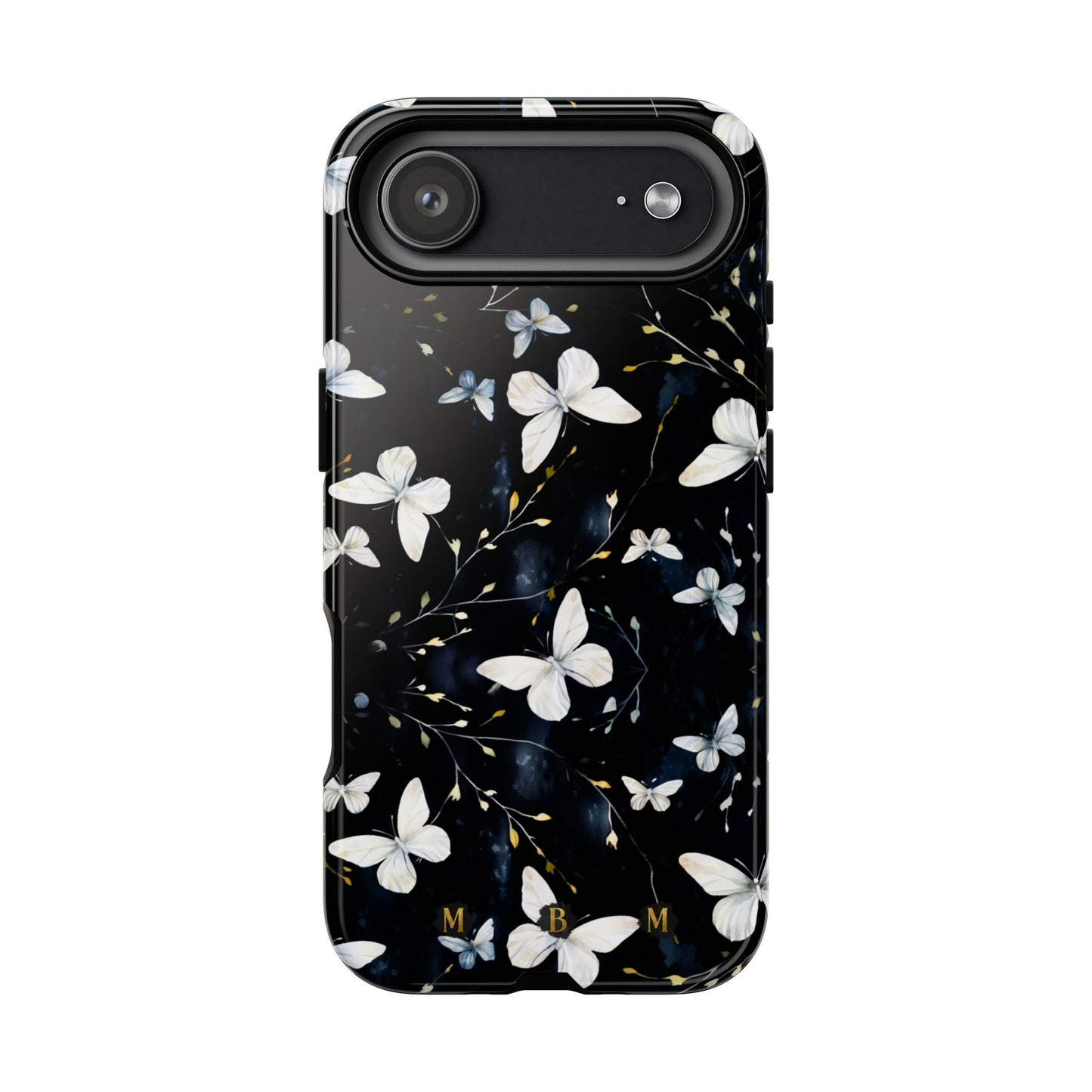 White Butterflies iPhone Tough Case