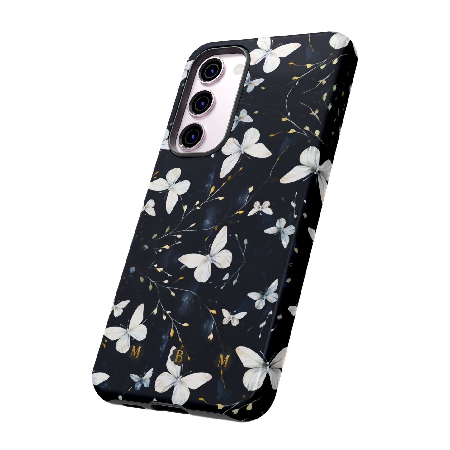 White Butterflies Samsung Galaxy S Tough Case