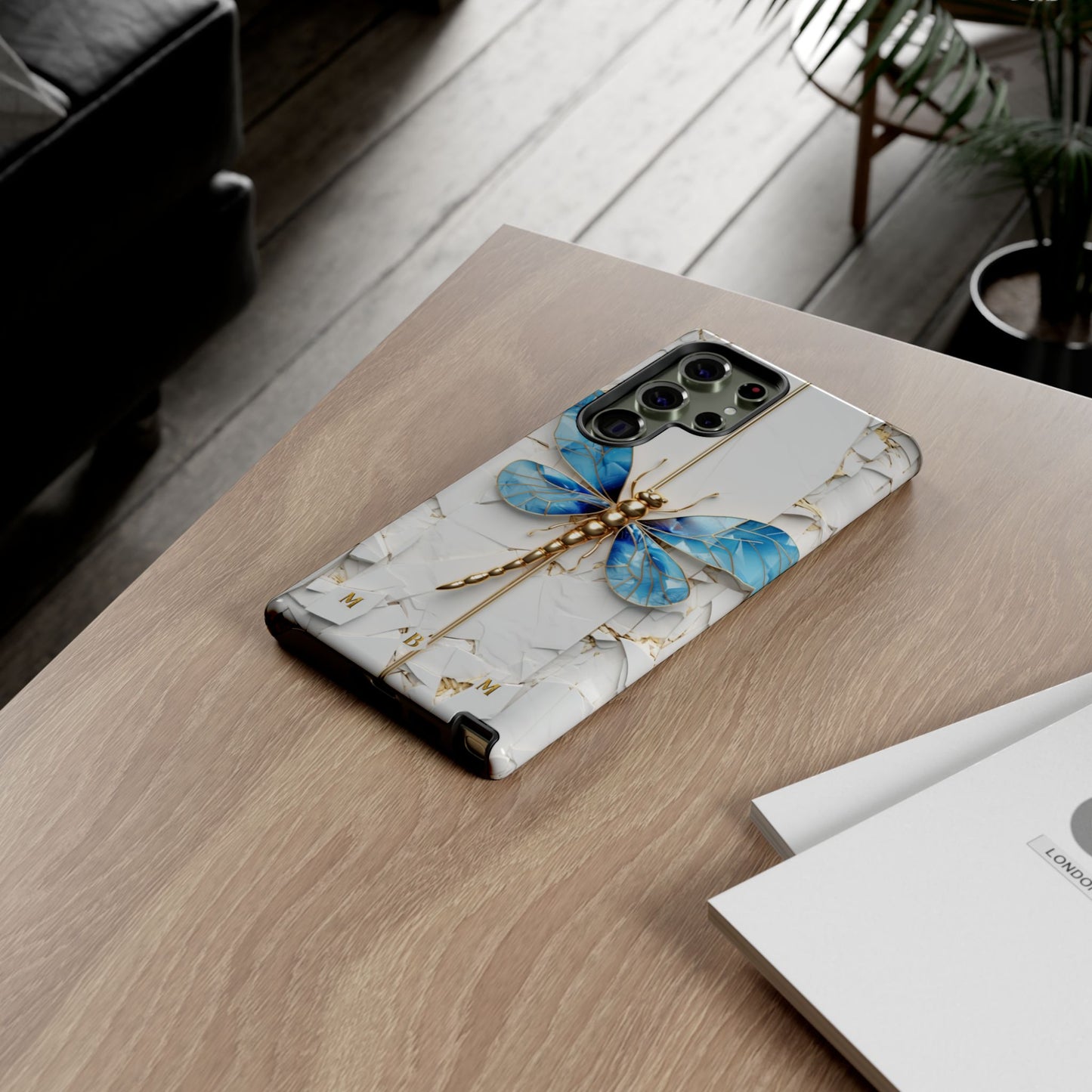 Dragonfly Blue Samsung Galaxy S Tough Case