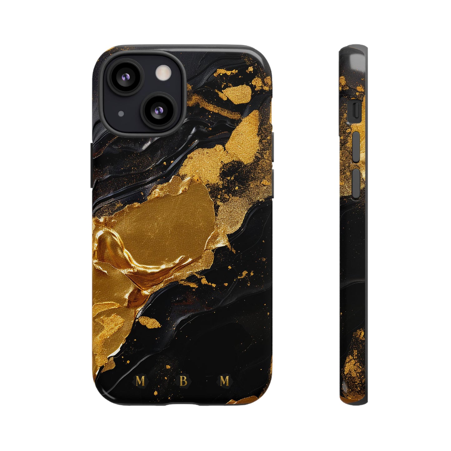 Black Gold iPhone Tough Case