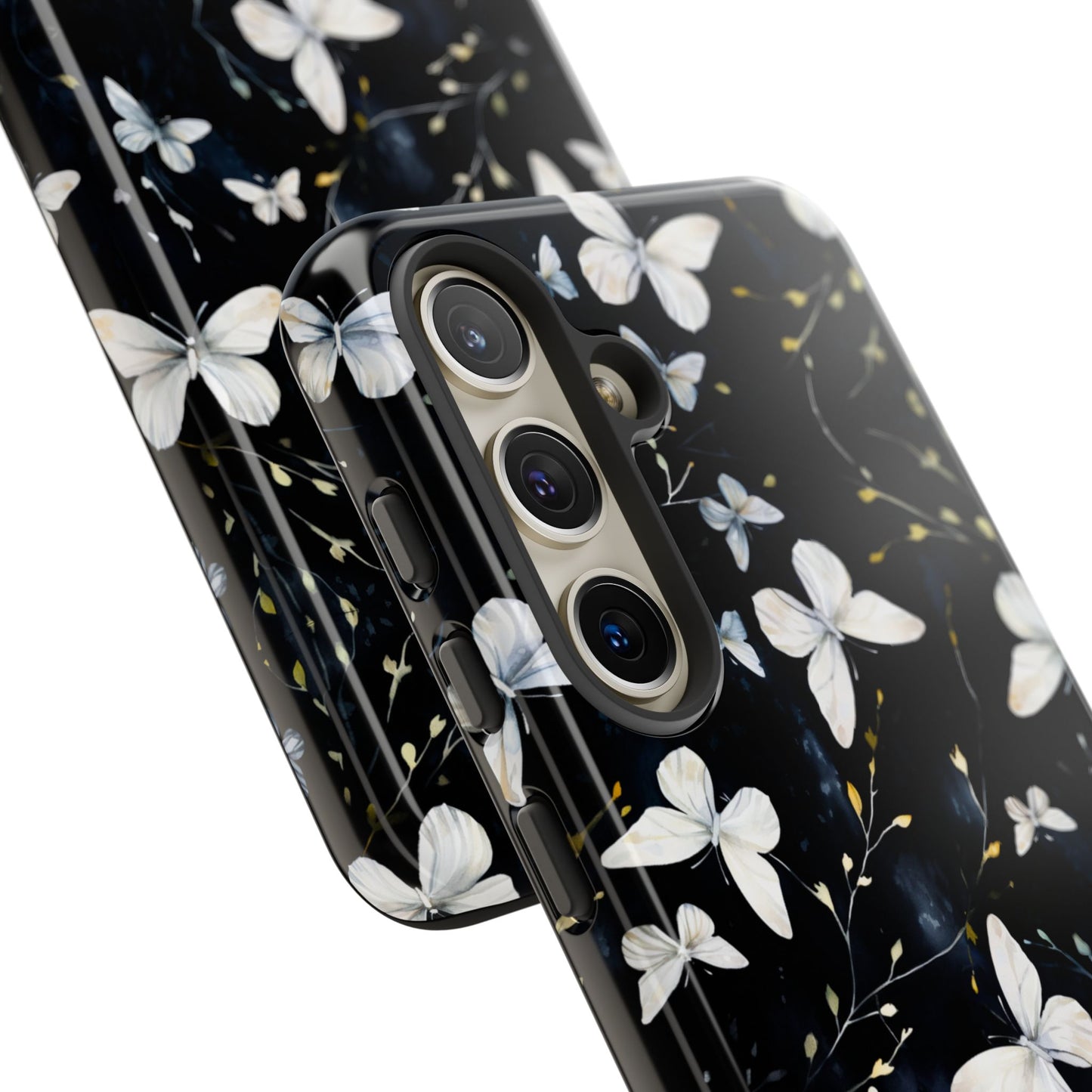 White Butterflies Samsung Galaxy S Tough Case