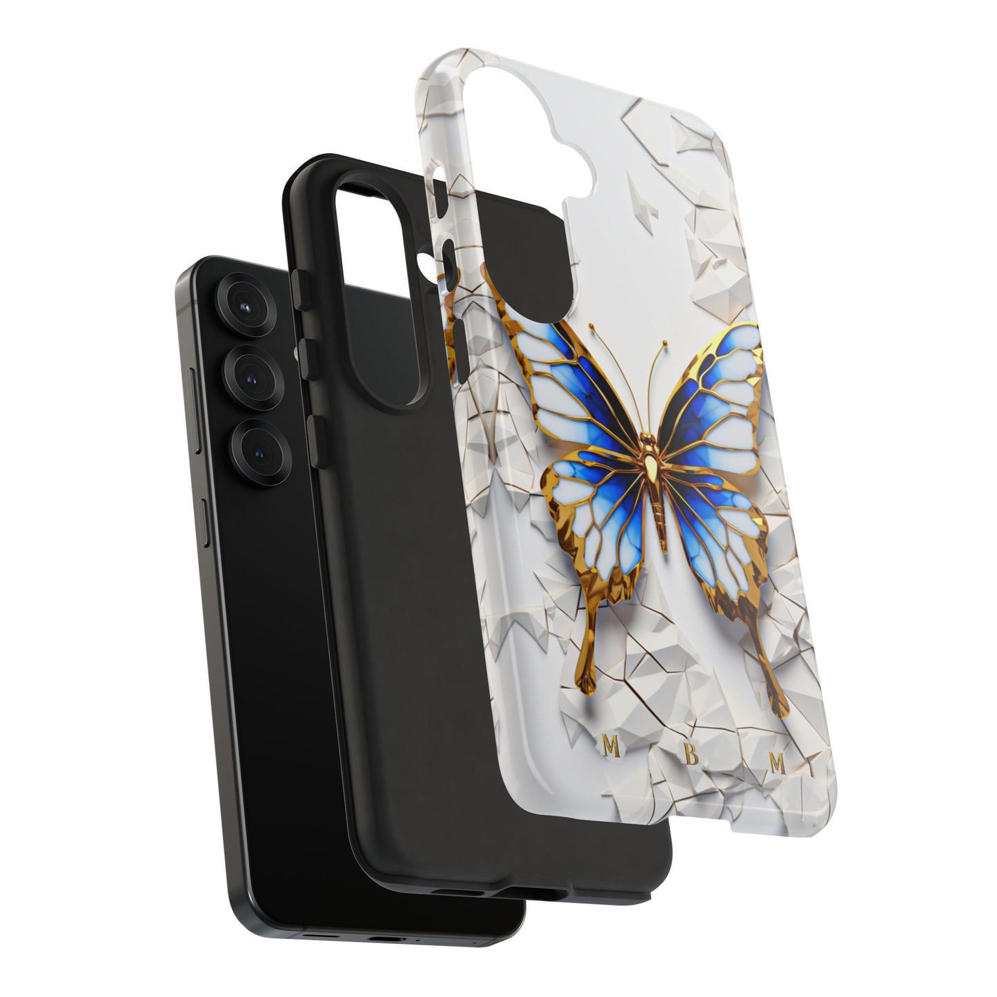 Sapphire Butterfly Samsung Galaxy S Tough Case
