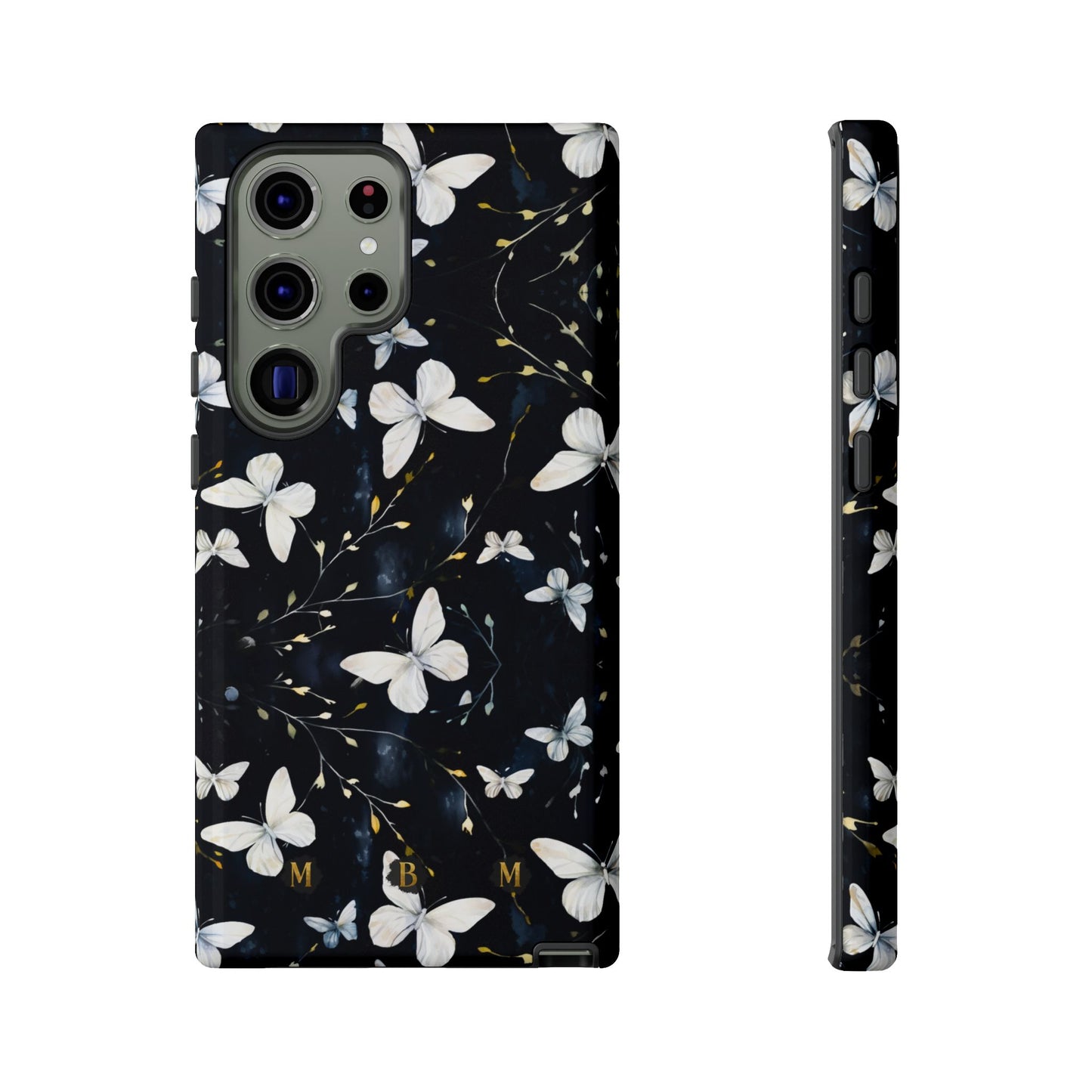 White Butterflies Samsung Galaxy S Tough Case