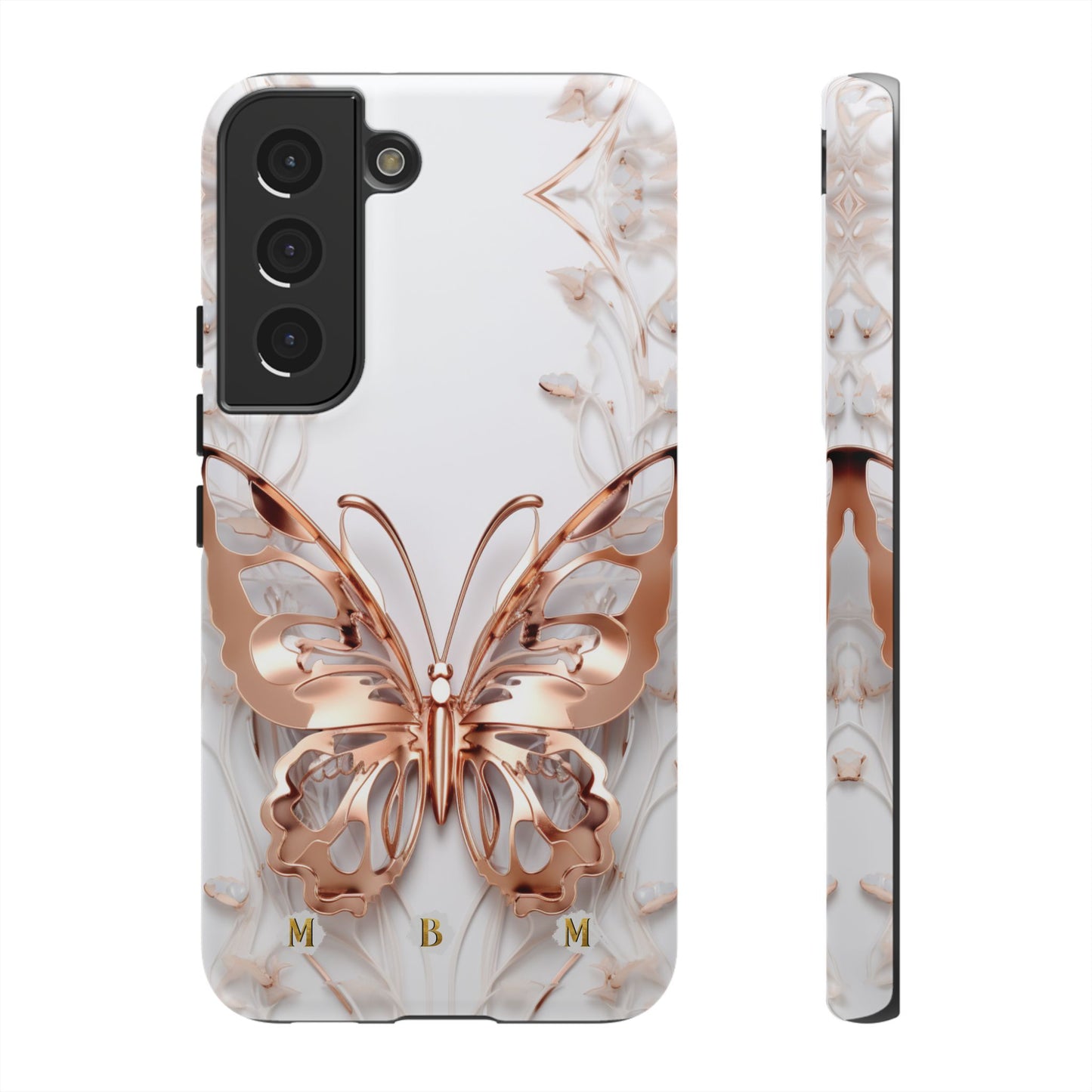 Rose Gold Butterfly Samsung Galaxy S Tough Case