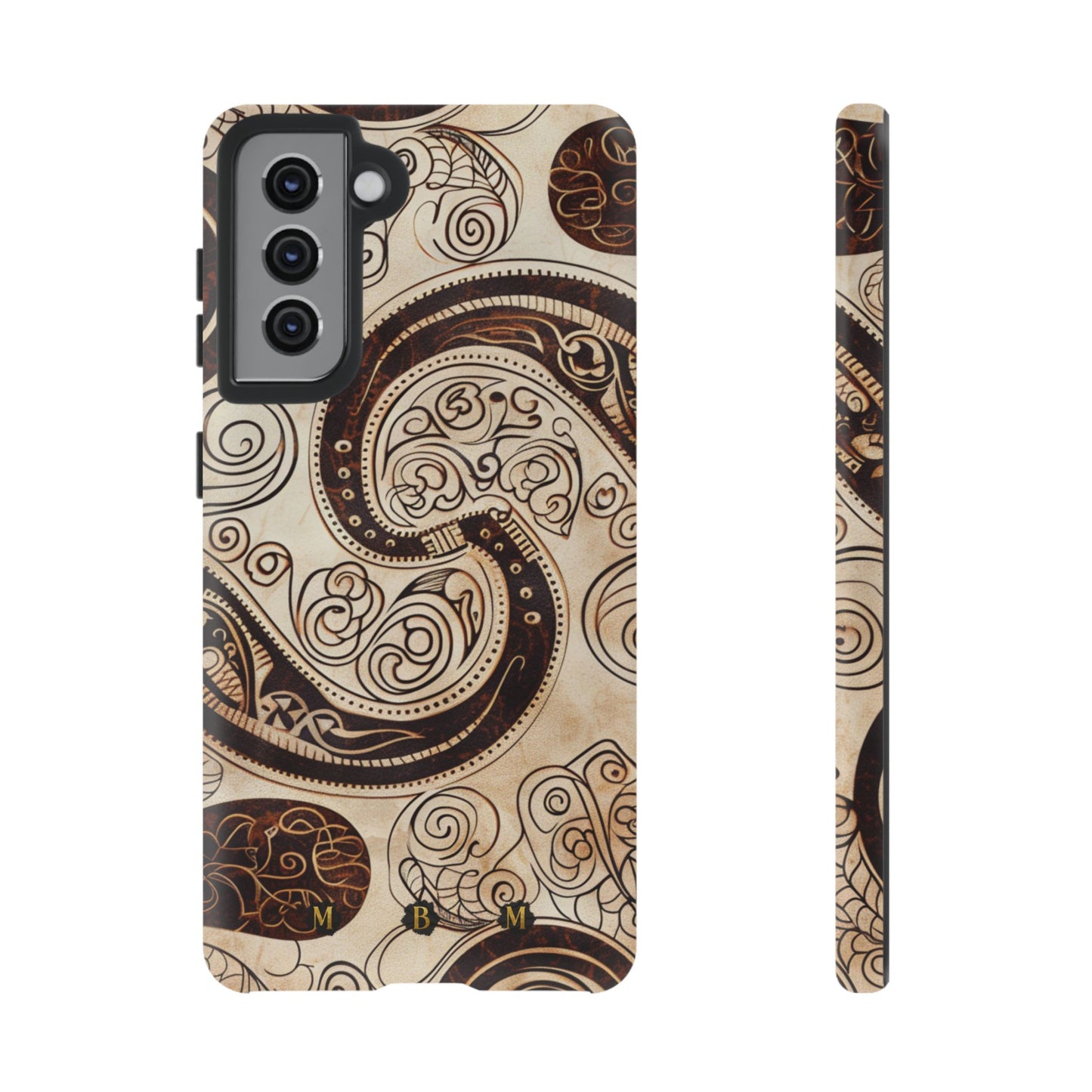 Sepia Scroll Samsung Galaxy S Tough Case