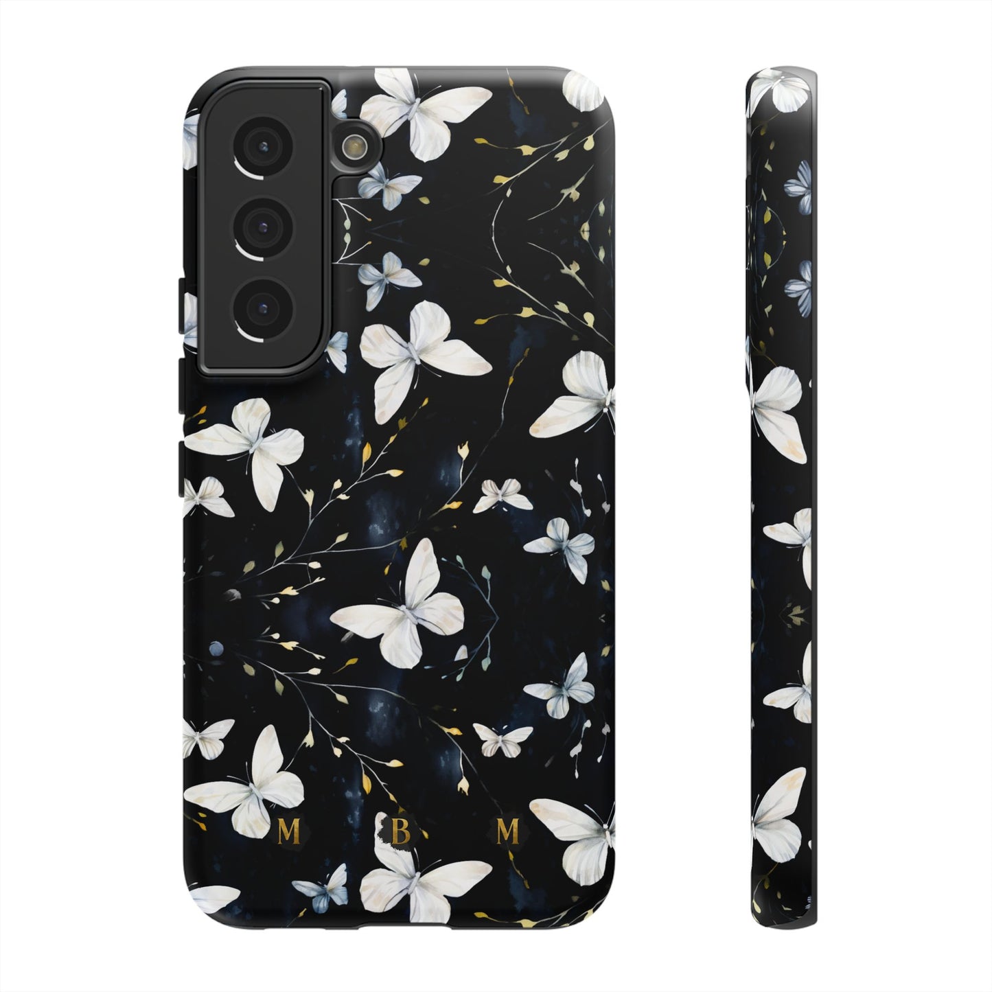 White Butterflies Samsung Galaxy S Tough Case