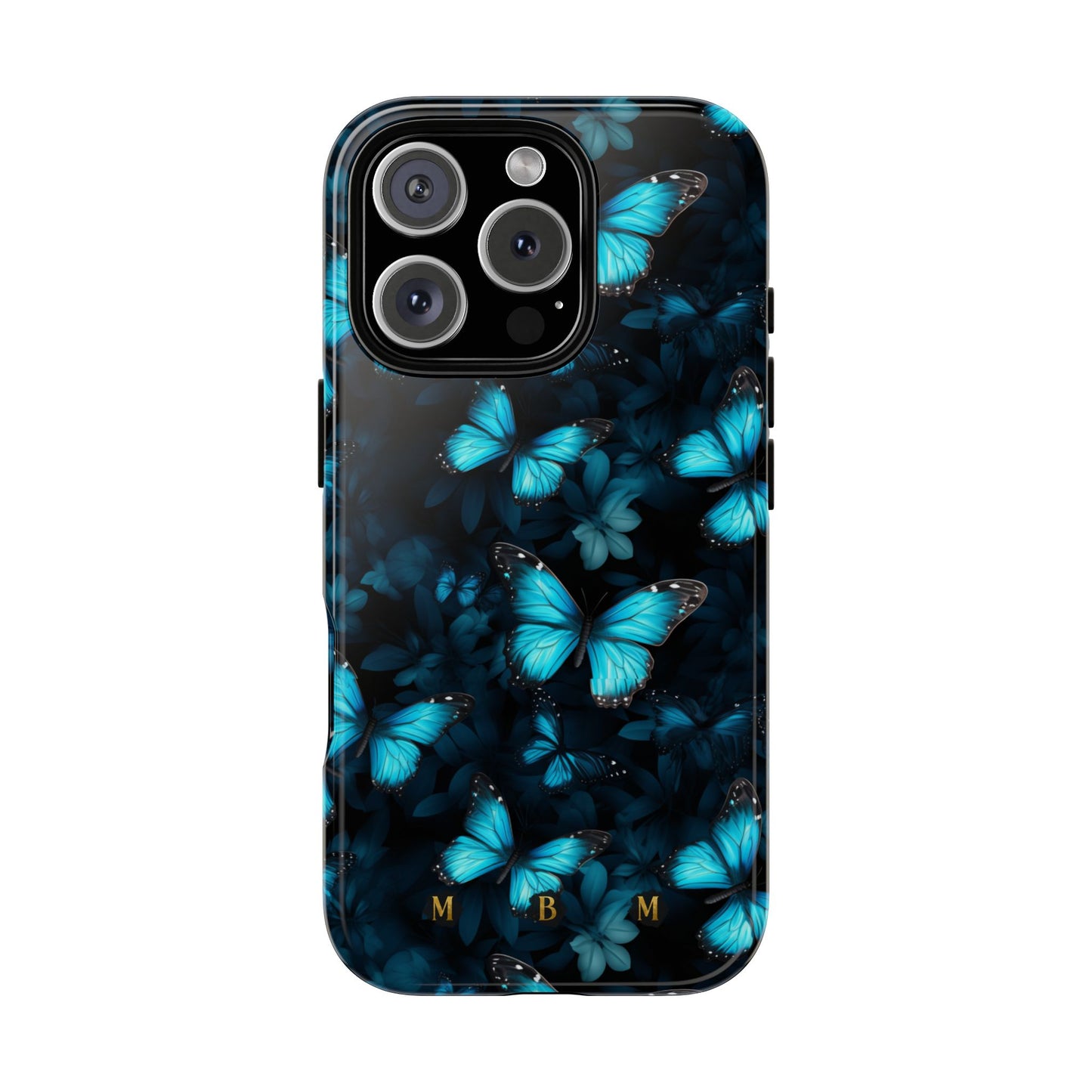 Blue Butterflies iPhone Tough Case