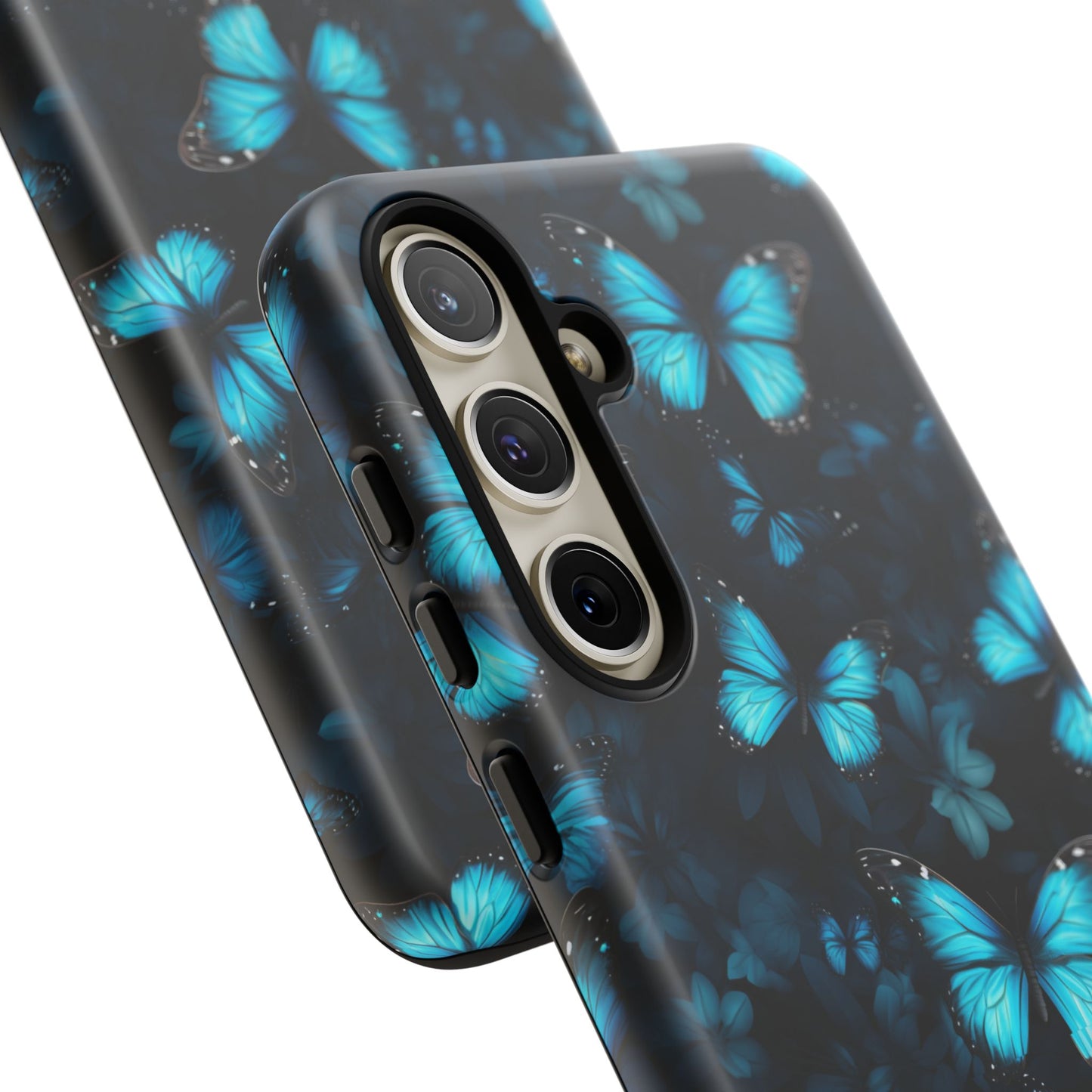 Blue Butterflies Samsung Galaxy S Tough Case