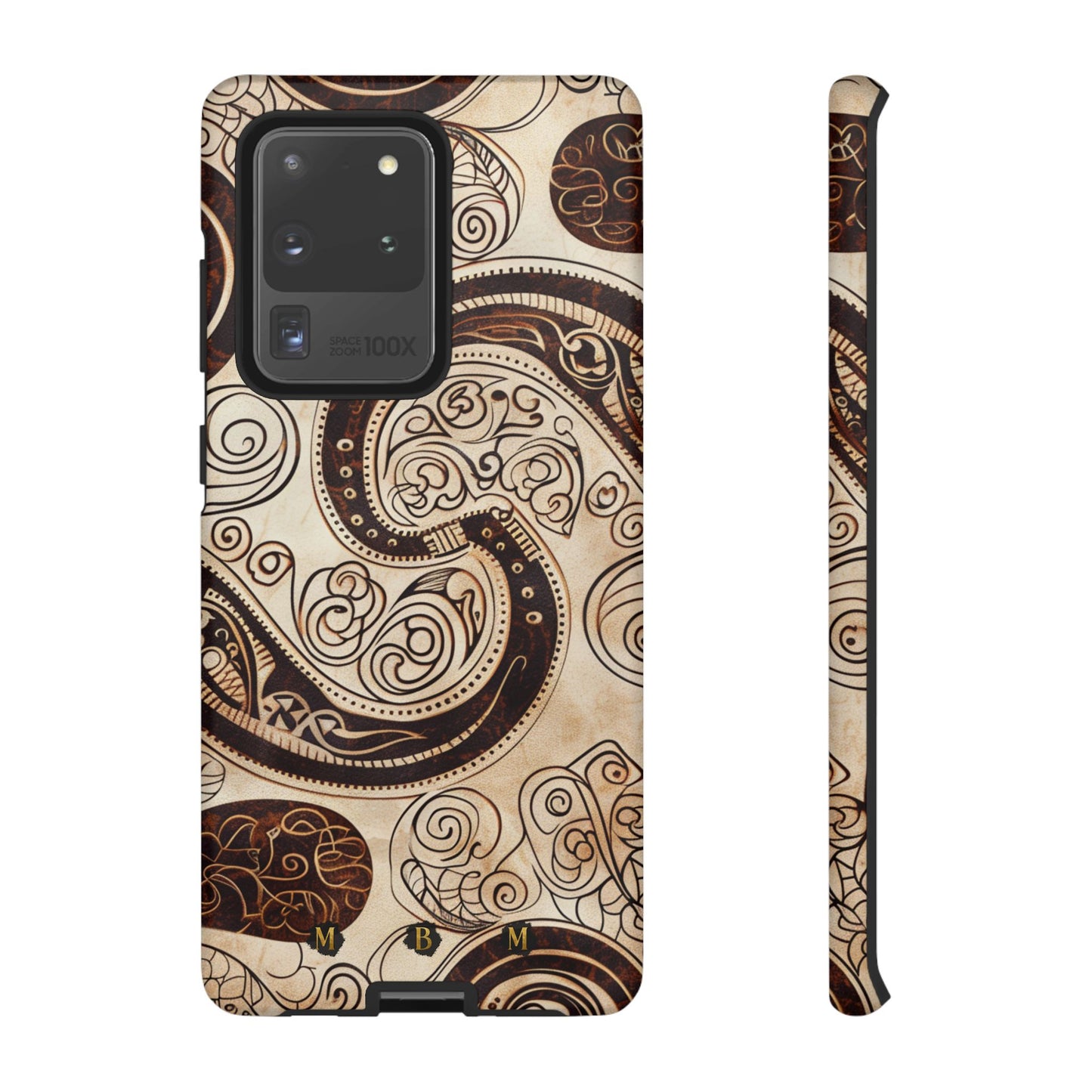 Sepia Scroll Samsung Galaxy S Tough Case