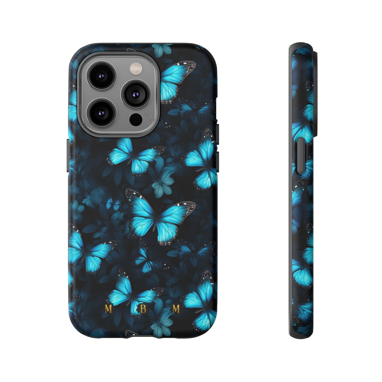 Blue Butterflies iPhone Tough Case