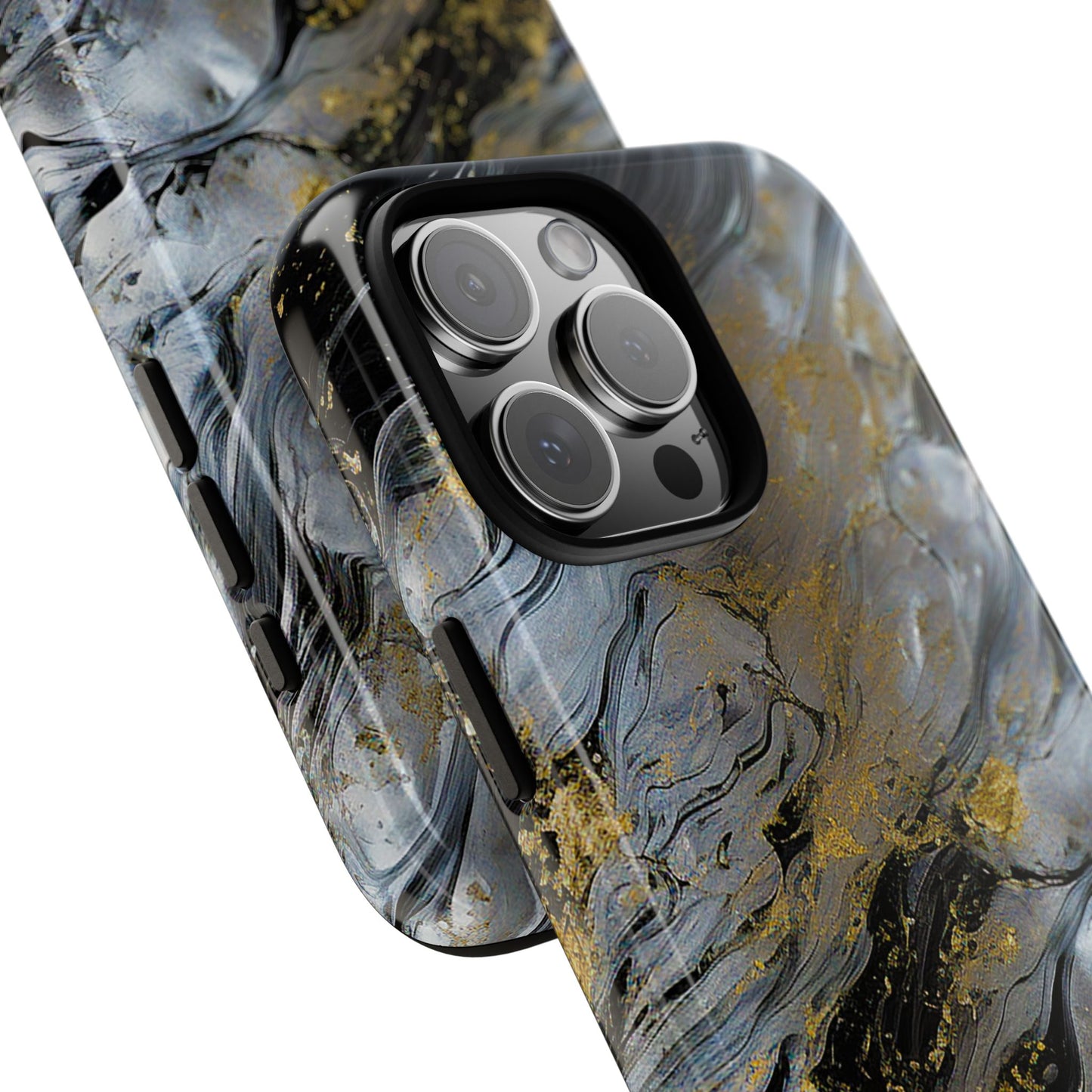 Tarnished Silver iPhone Tough Case