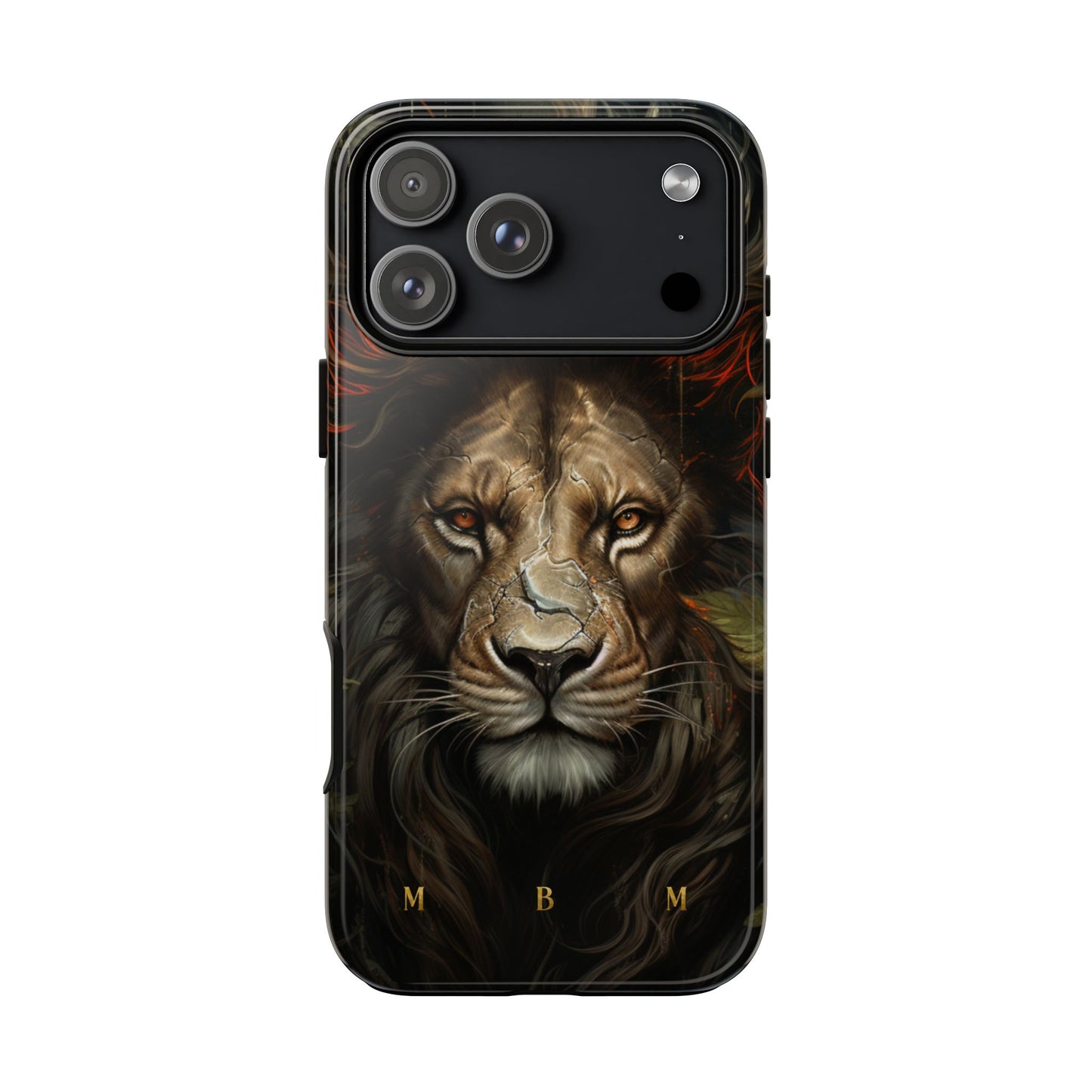 Dark Lion iPhone Tough Case