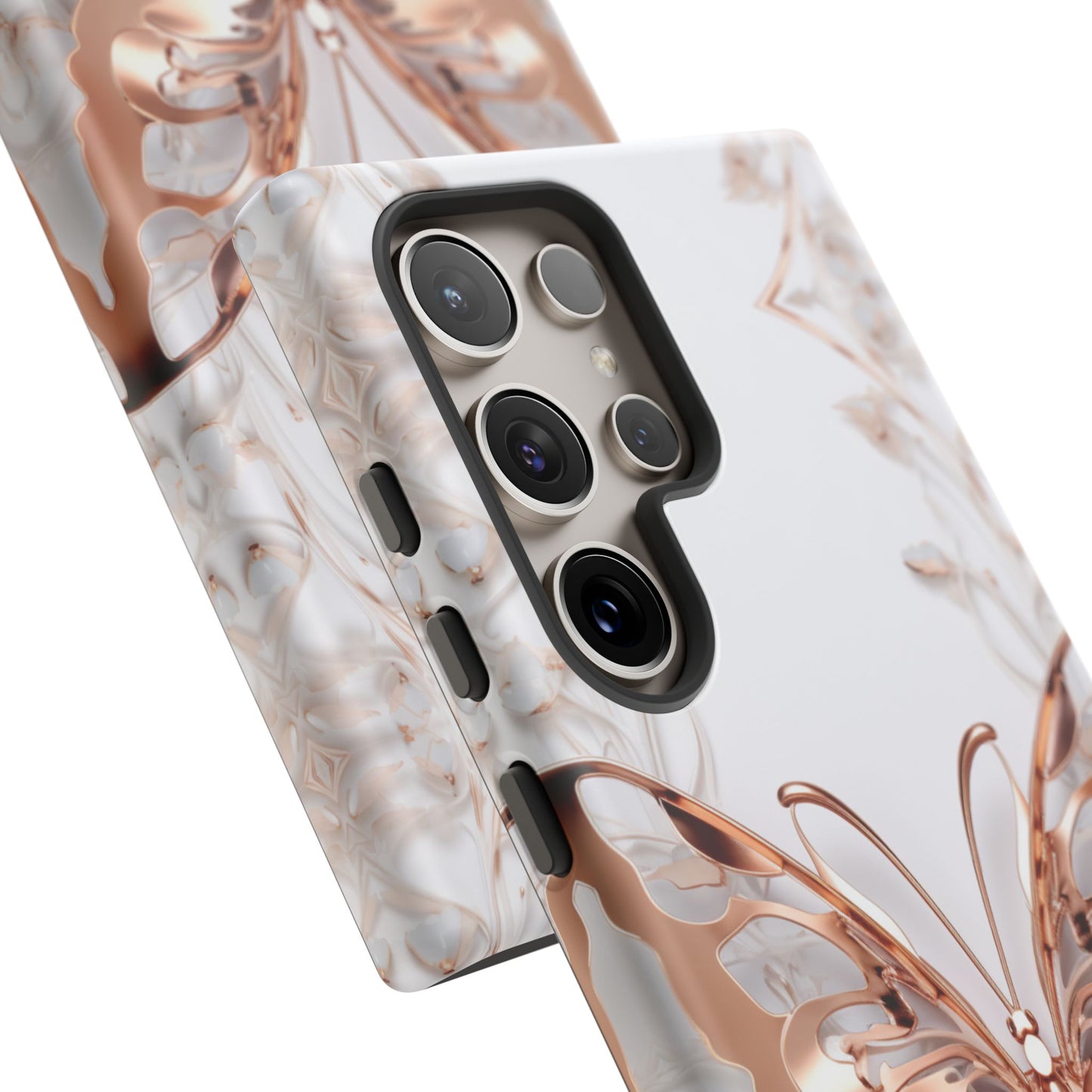 Rose Gold Butterfly Samsung Galaxy S Tough Case