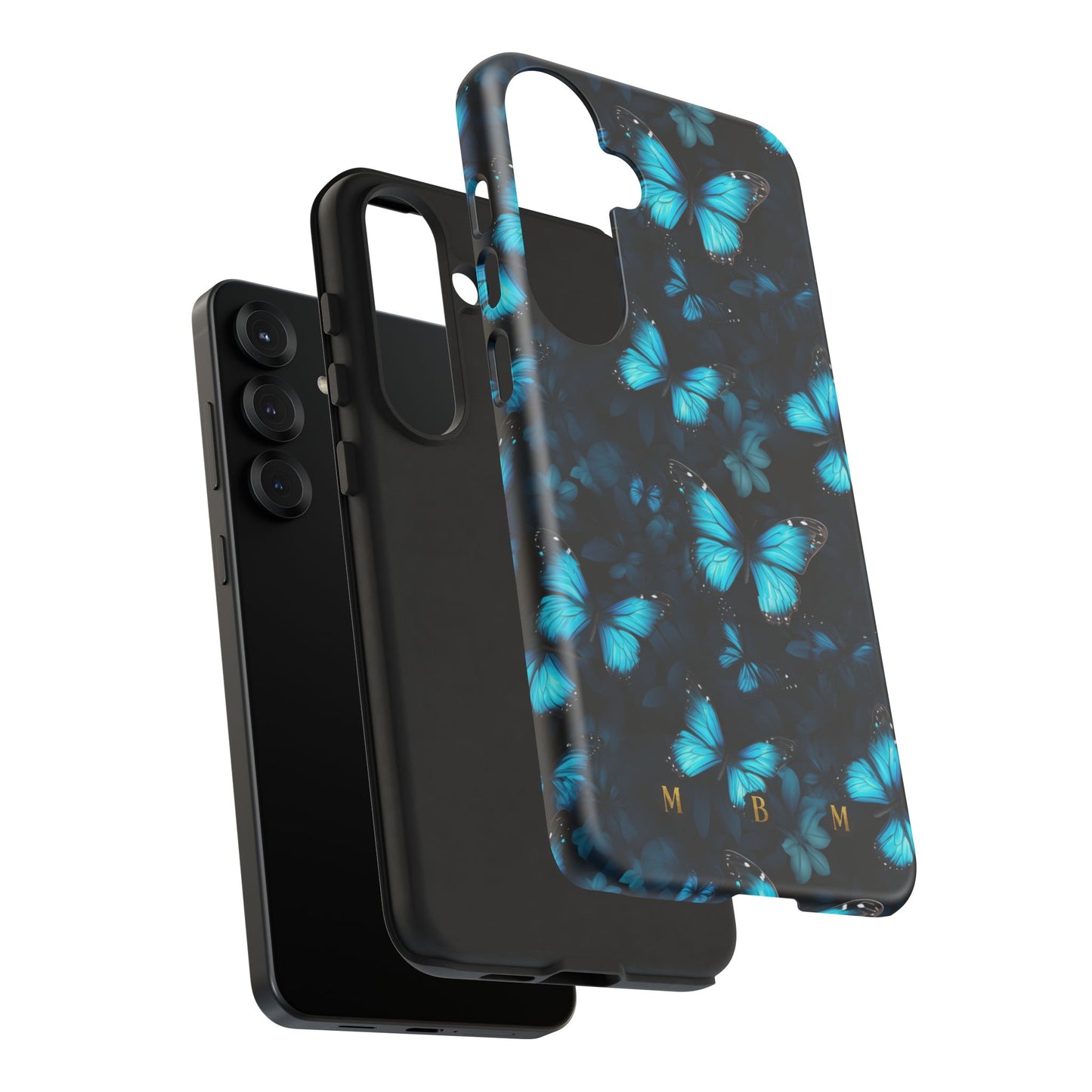 Blue Butterflies Samsung Galaxy S Tough Case