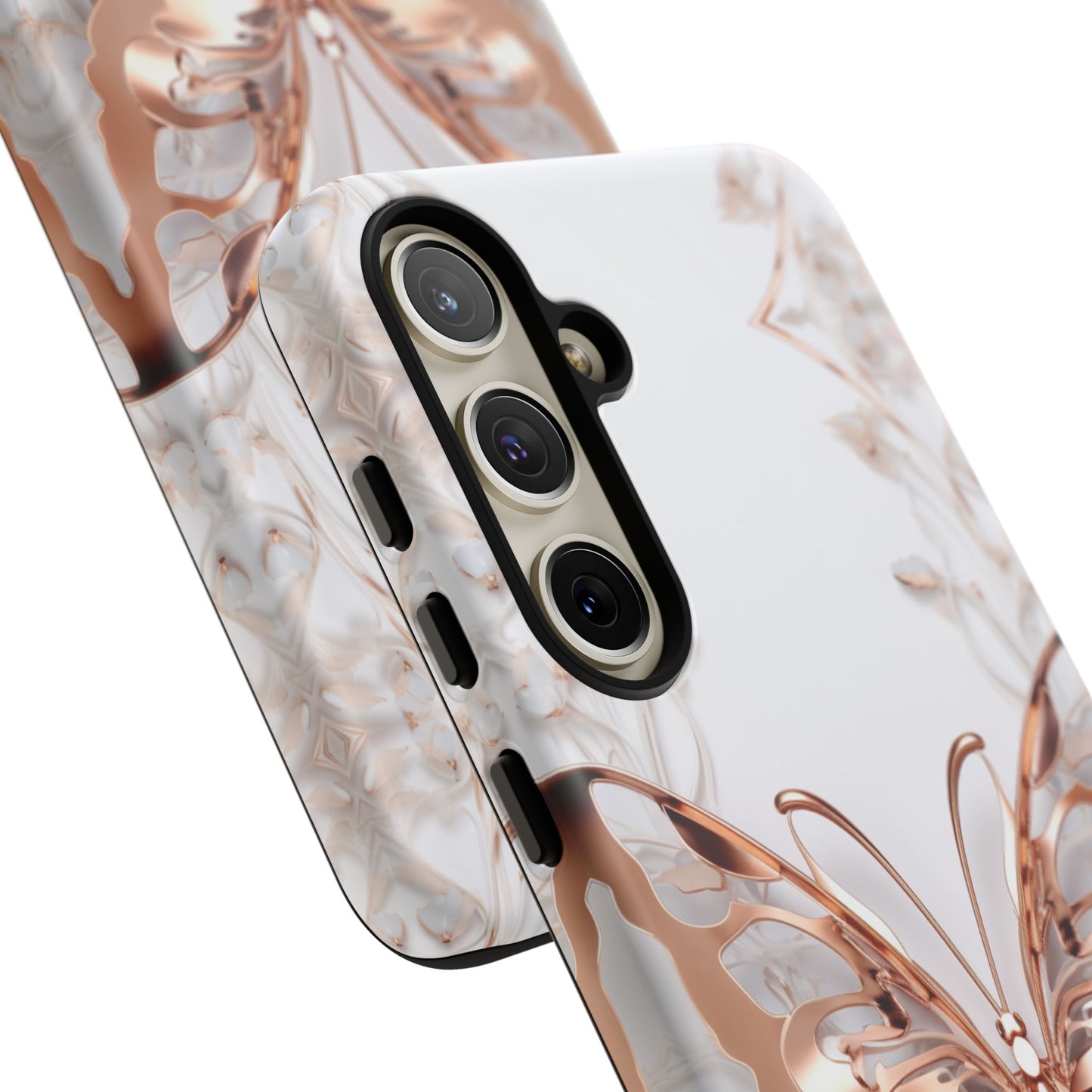 Rose Gold Butterfly Samsung Galaxy S Tough Case