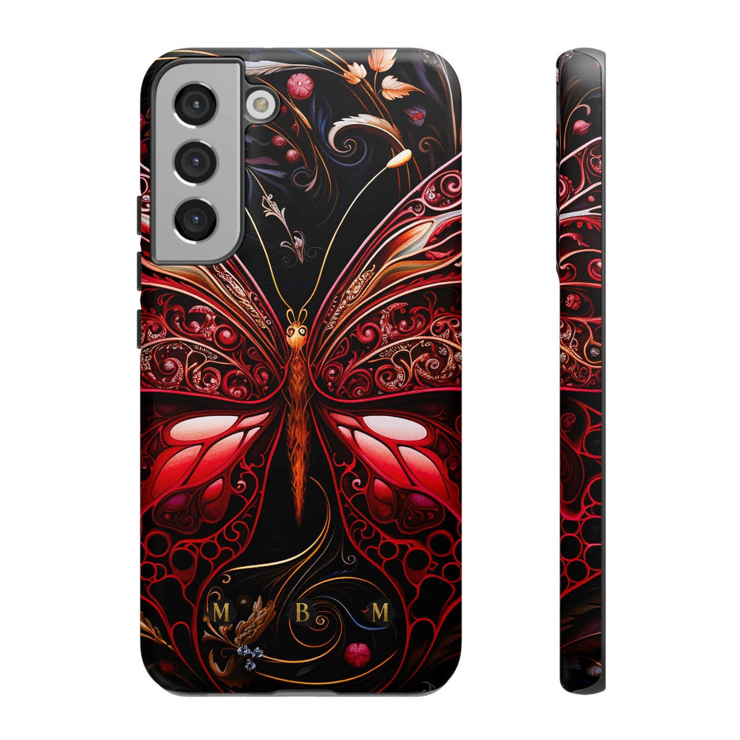 Red Butterfly Samsung Galaxy S Tough Case