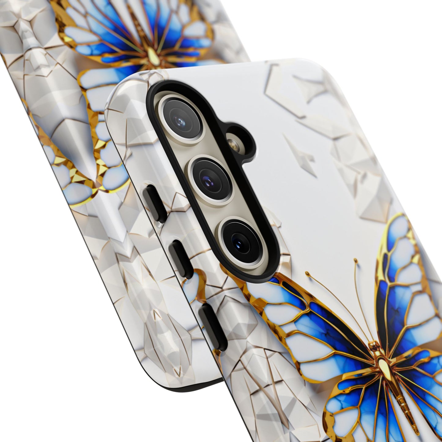 Sapphire Butterfly Samsung Galaxy S Tough Case
