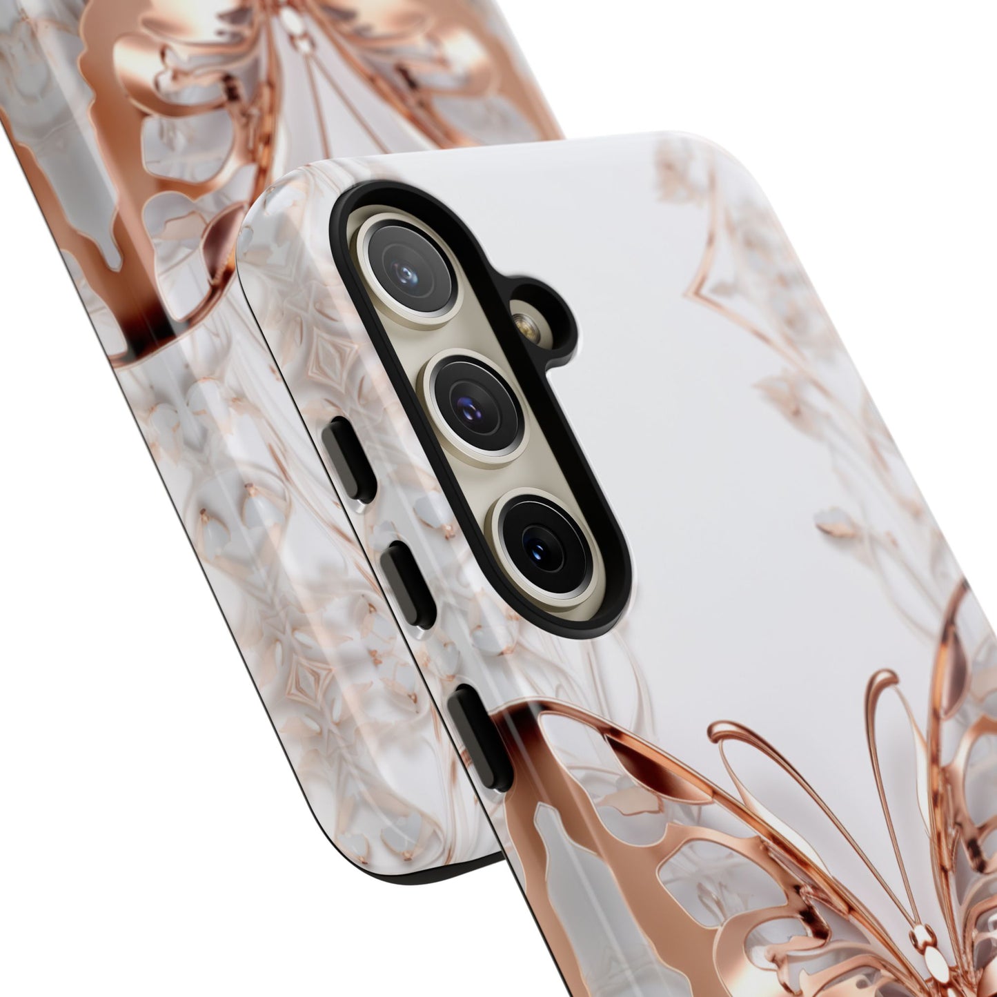 Rose Gold Butterfly Samsung Galaxy S Tough Case